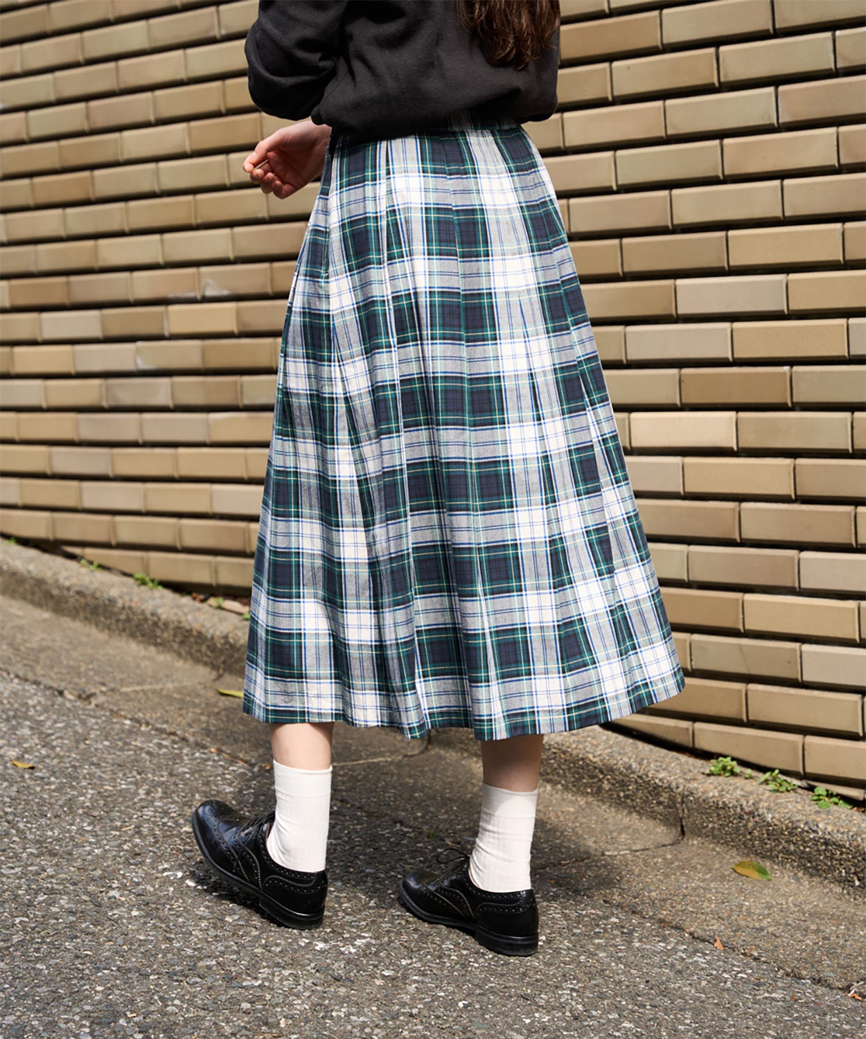 ソフトプリーツチェックスカート(WOMEN) 全4色 | BRITISH MADE