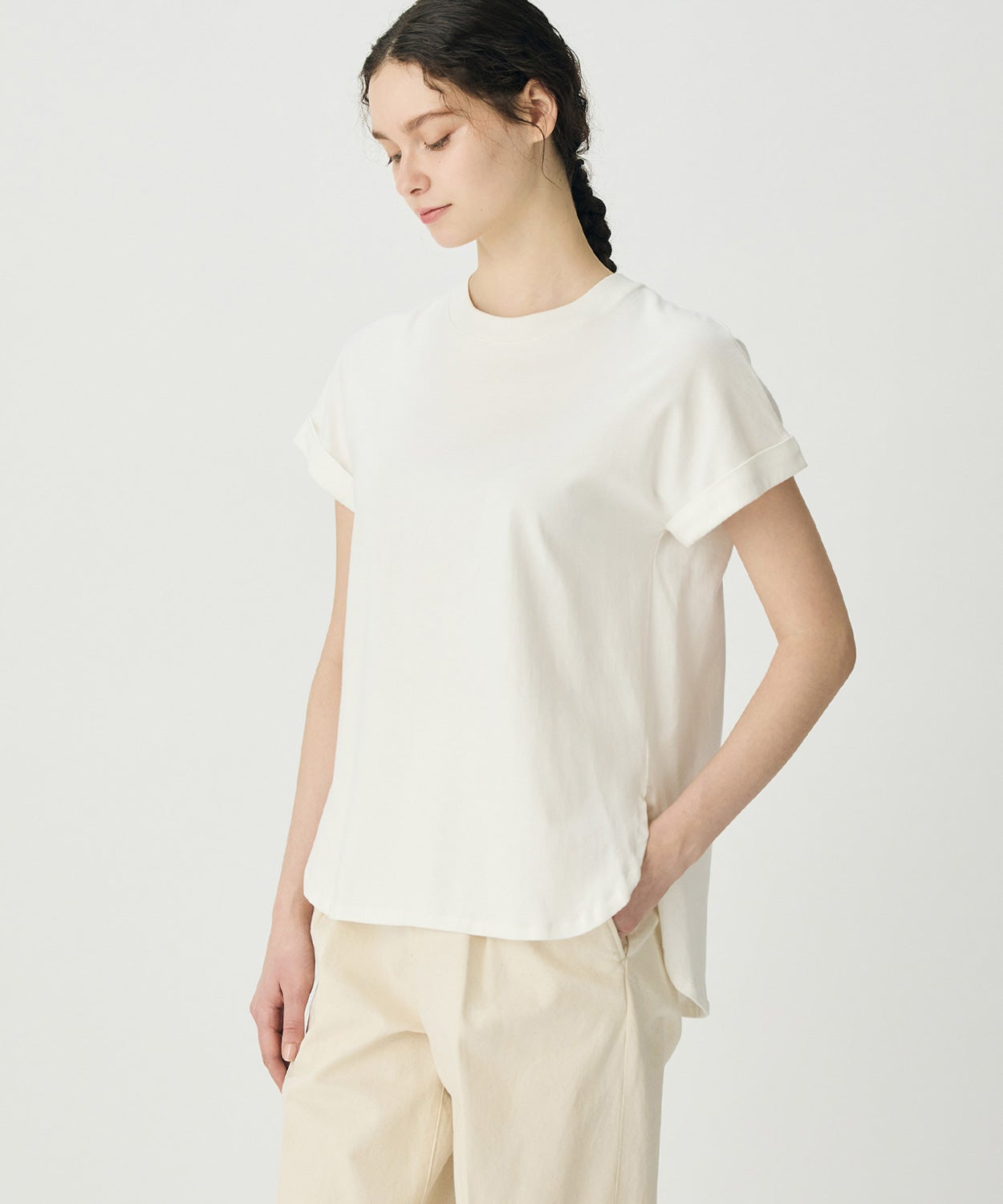 ボックスタックTシャツ(WOMEN) 全2色 | BRITISH MADE