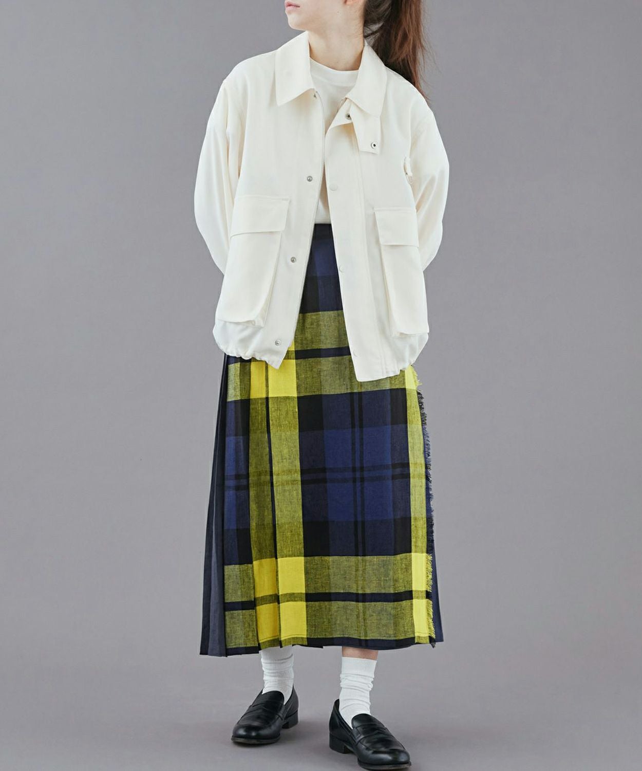 別注]macalastair × O'NEIL OF DUBLIN ロングキルトスカート(WOMEN) 全