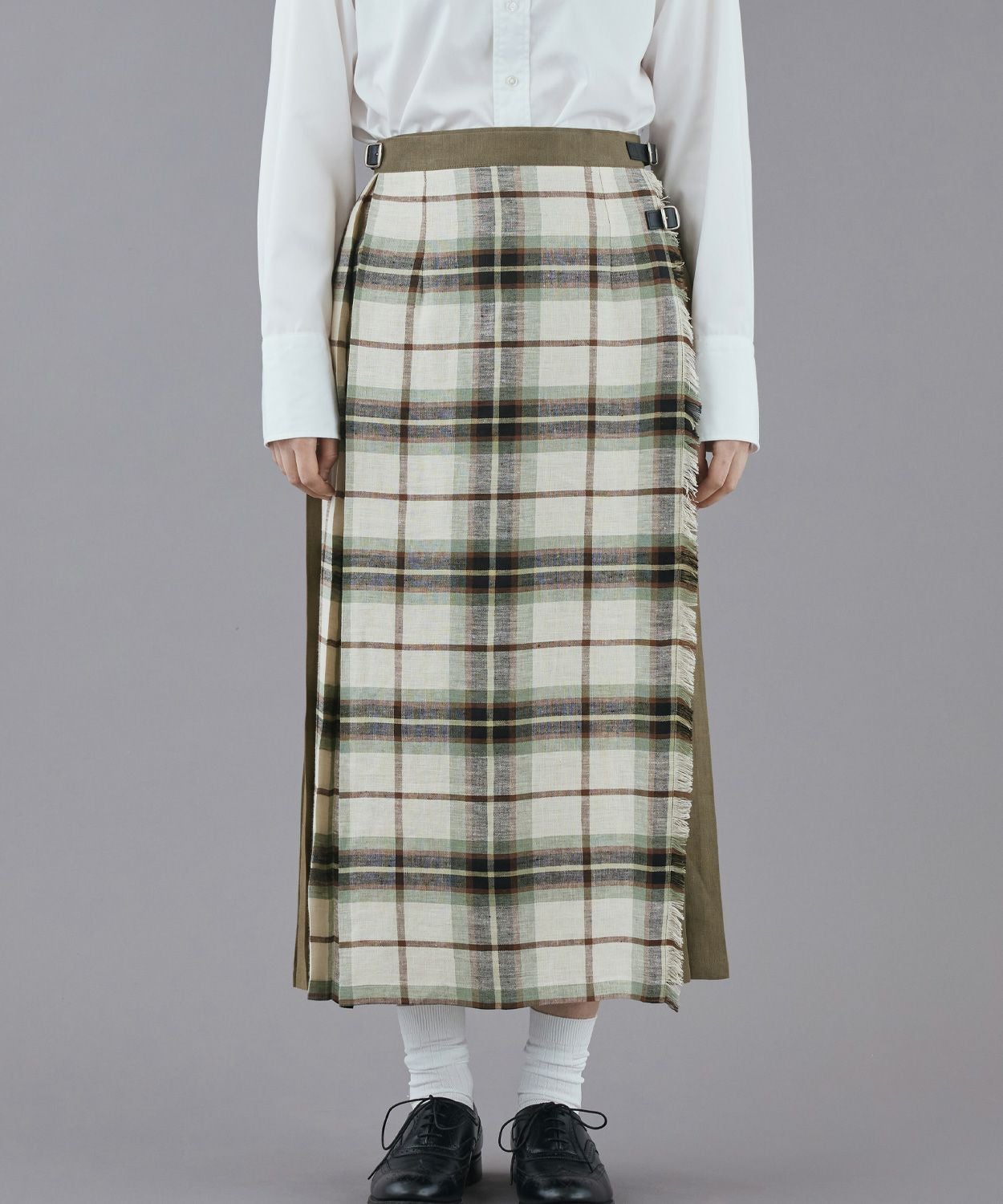 別注]macalastair × O'NEIL OF DUBLIN ロングキルトスカート(WOMEN) 全
