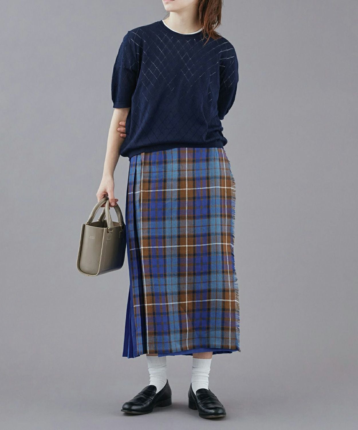 別注]macalastair × O'NEIL OF DUBLIN ロングキルトスカート(WOMEN) 全