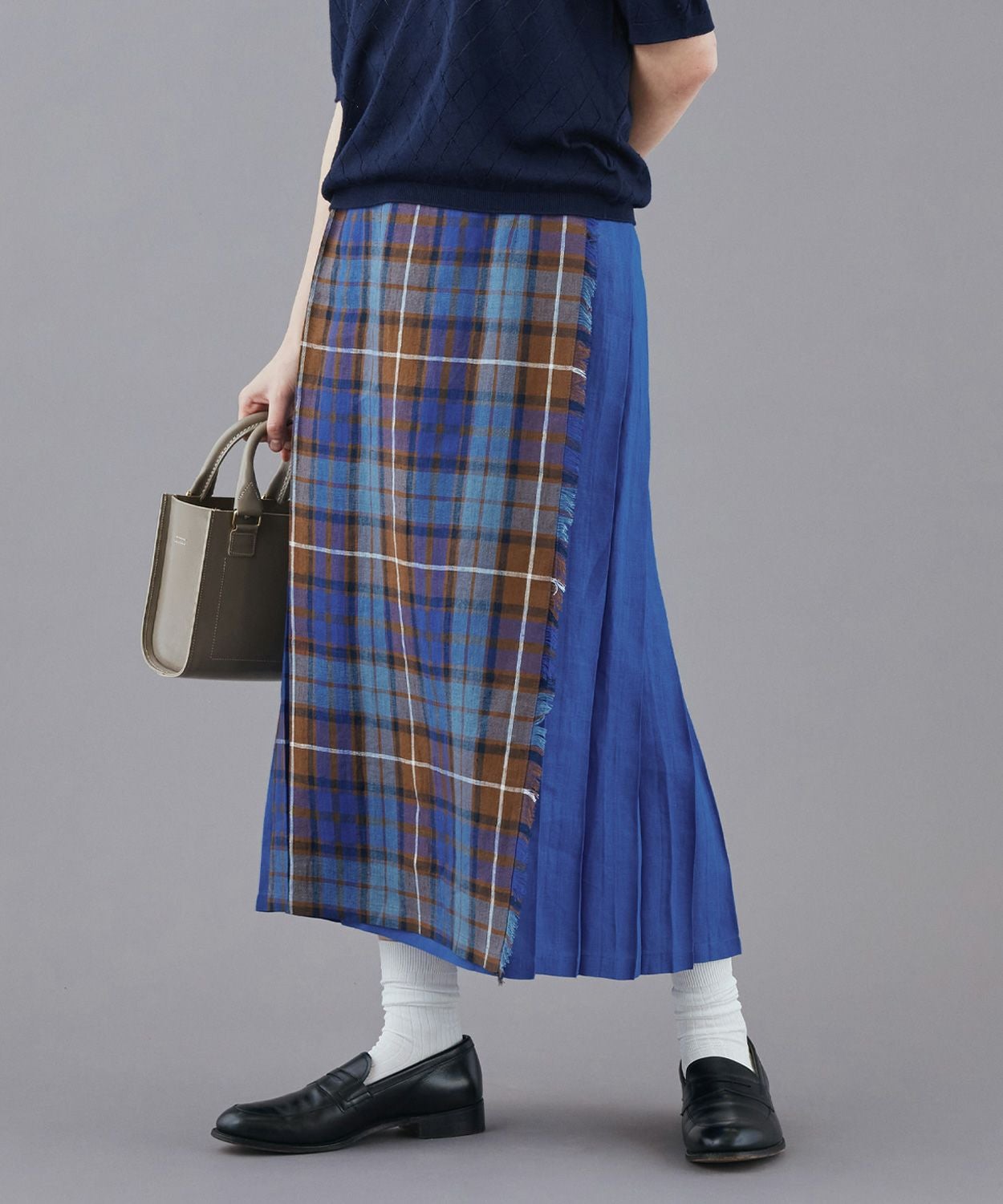 別注]macalastair × O'NEIL OF DUBLIN ロングキルトスカート(WOMEN) 全