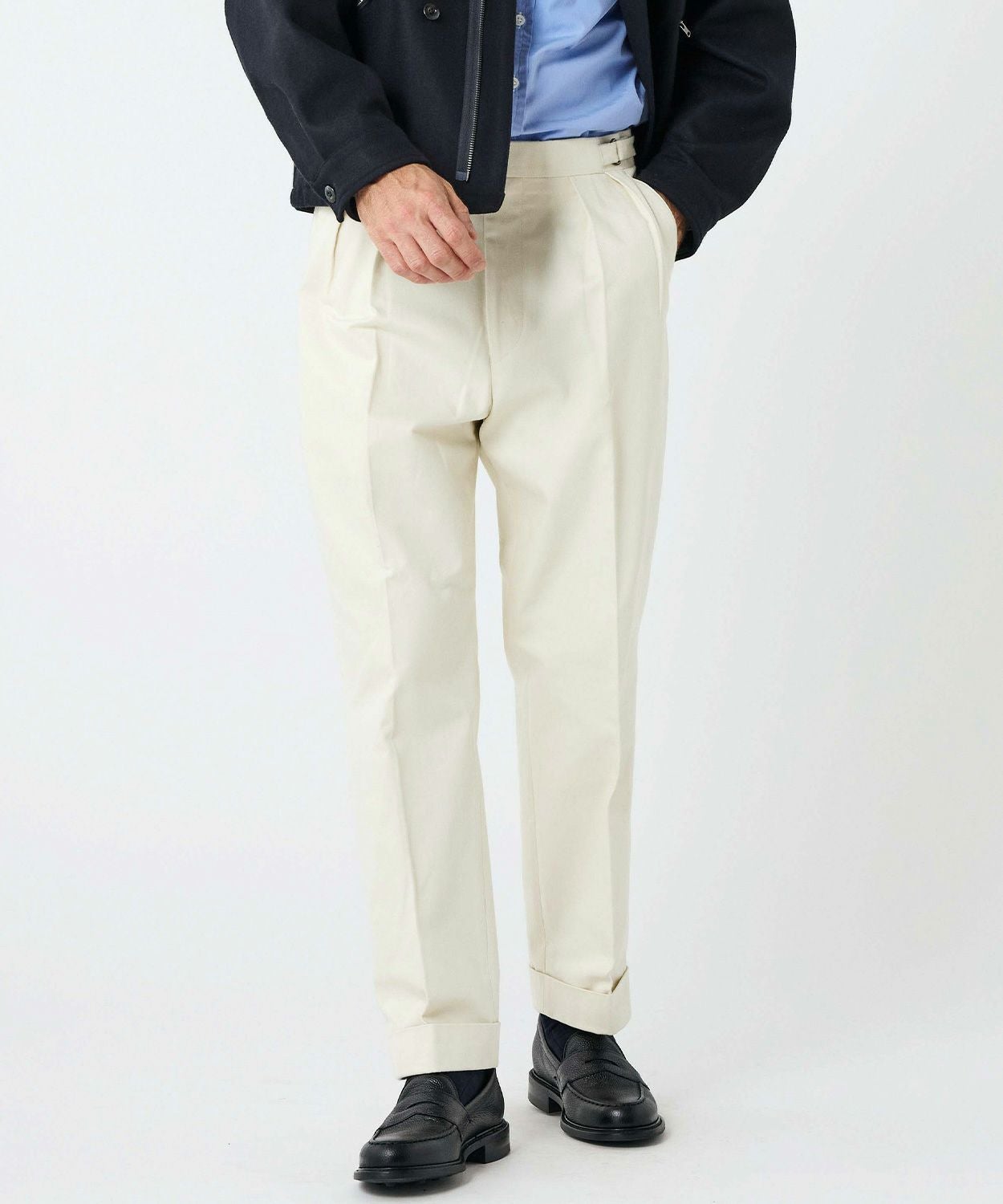 オフィサーパンツ/ポーツマス(コットンドリル)(MEN) 全5色 | BRITISH MADE