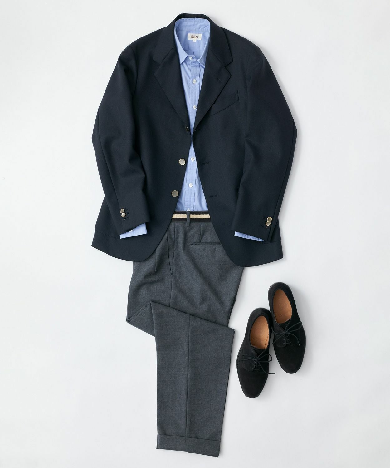 オフィサーパンツ/ポーツマス(ベルトループ付き)(MEN) 全1色 | BRITISH