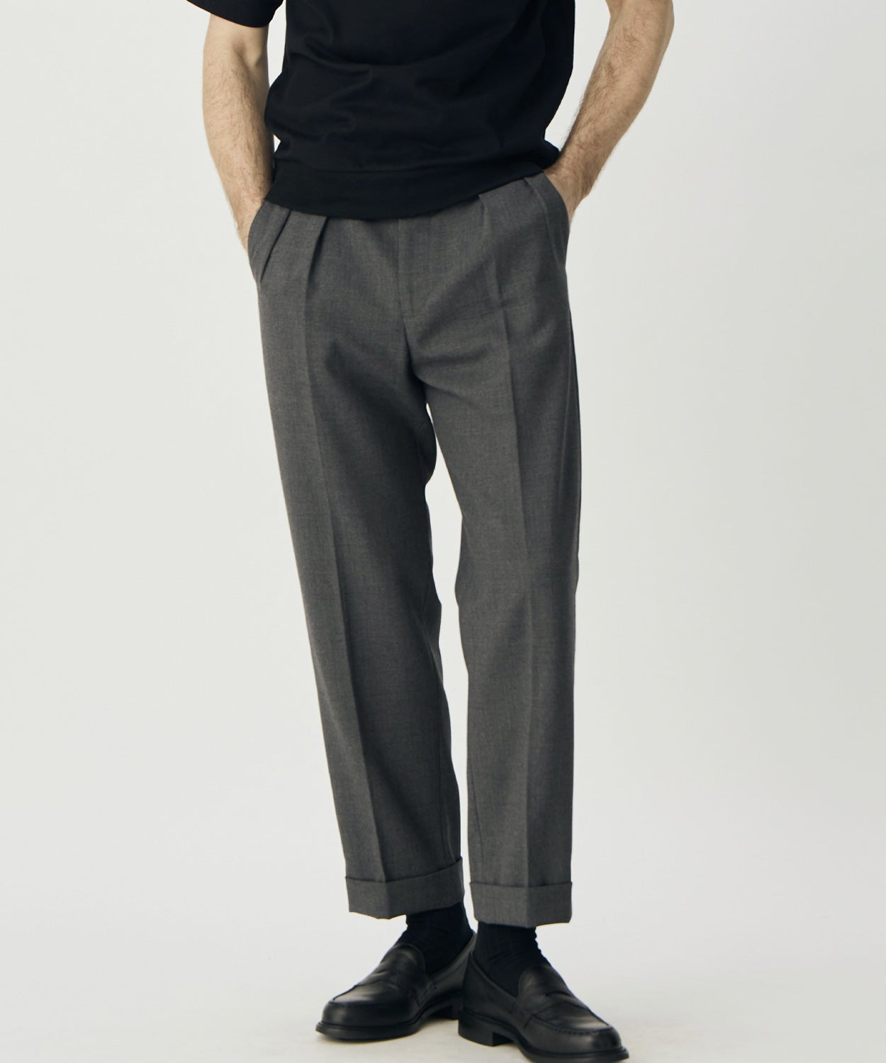 オフィサーパンツ/ポーツマス(ベルトループ付き)(MEN) 全1色 | BRITISH