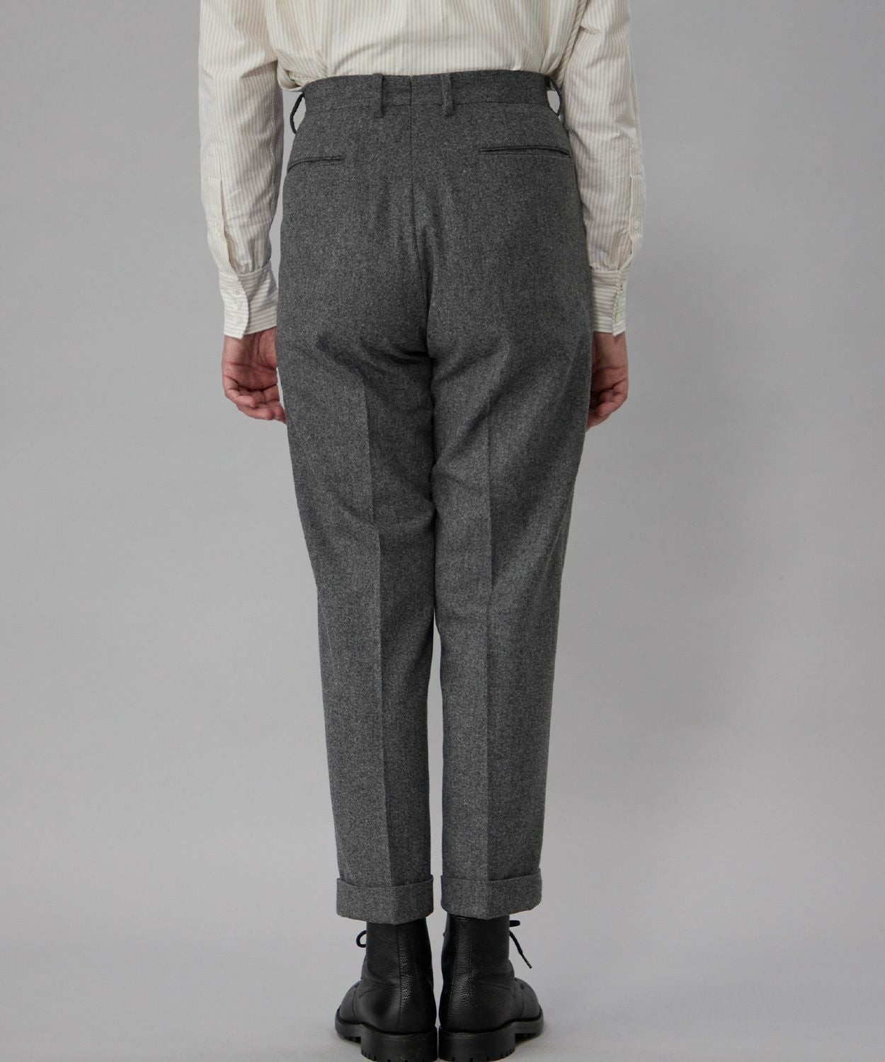 オフィサーパンツ/ポーツマス(ベルトループ付き)(フランネル)(MEN) 全2