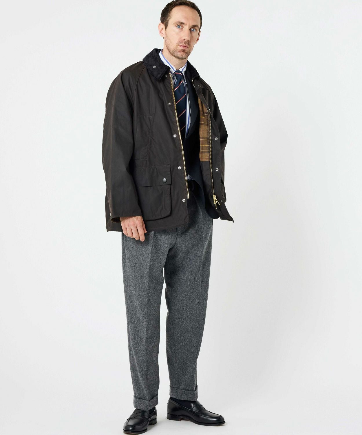 別注]オーバーサイズ ビデイル(ワックスド コットン)(UNISEX) 全1色