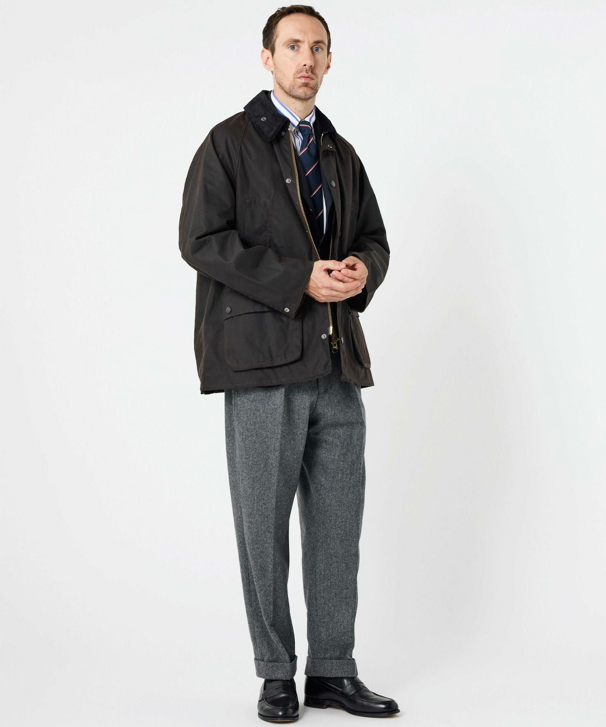 別注]オーバーサイズ ビデイル(ワックスド コットン)(UNISEX) 全1色