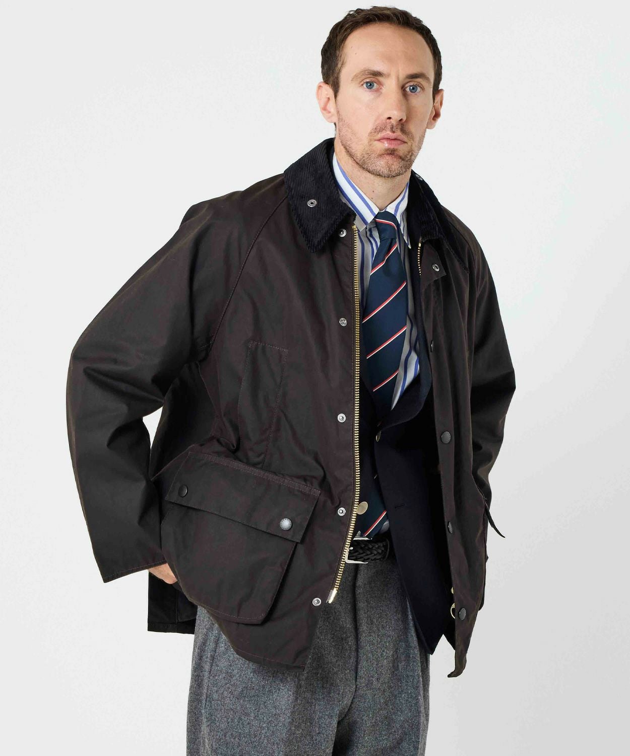 別注]オーバーサイズ ビデイル(ワックスド コットン)(UNISEX) 全1色