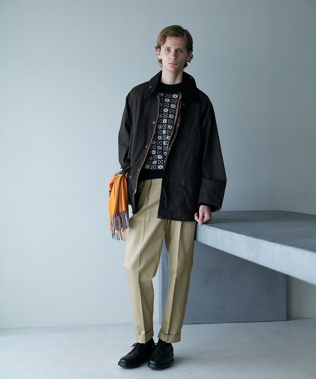 別注]オーバーサイズ ビデイル(ワックスド コットン)(UNISEX) 全1色