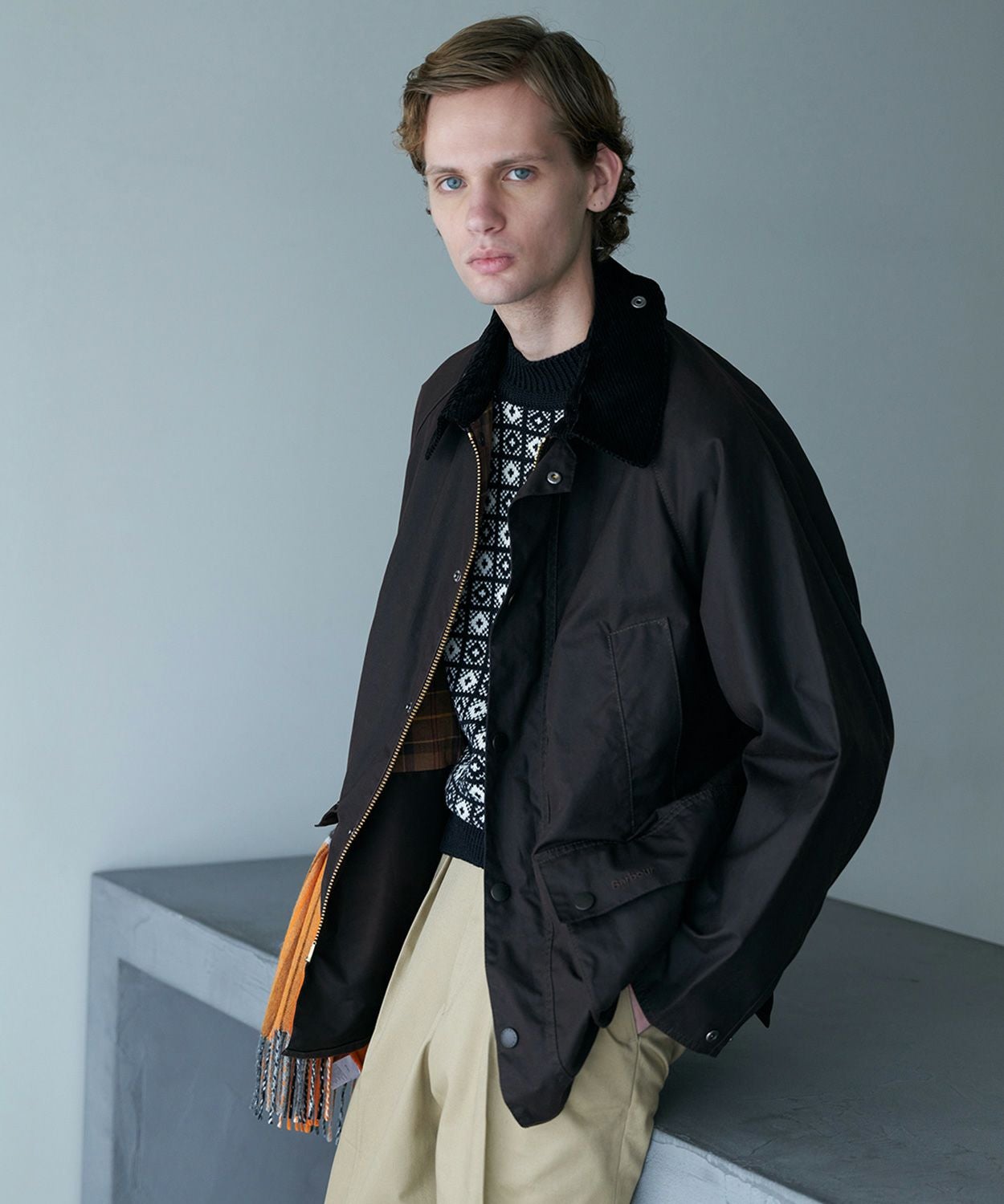 別注]オーバーサイズ ビデイル(ワックスド コットン)(UNISEX) 全1色