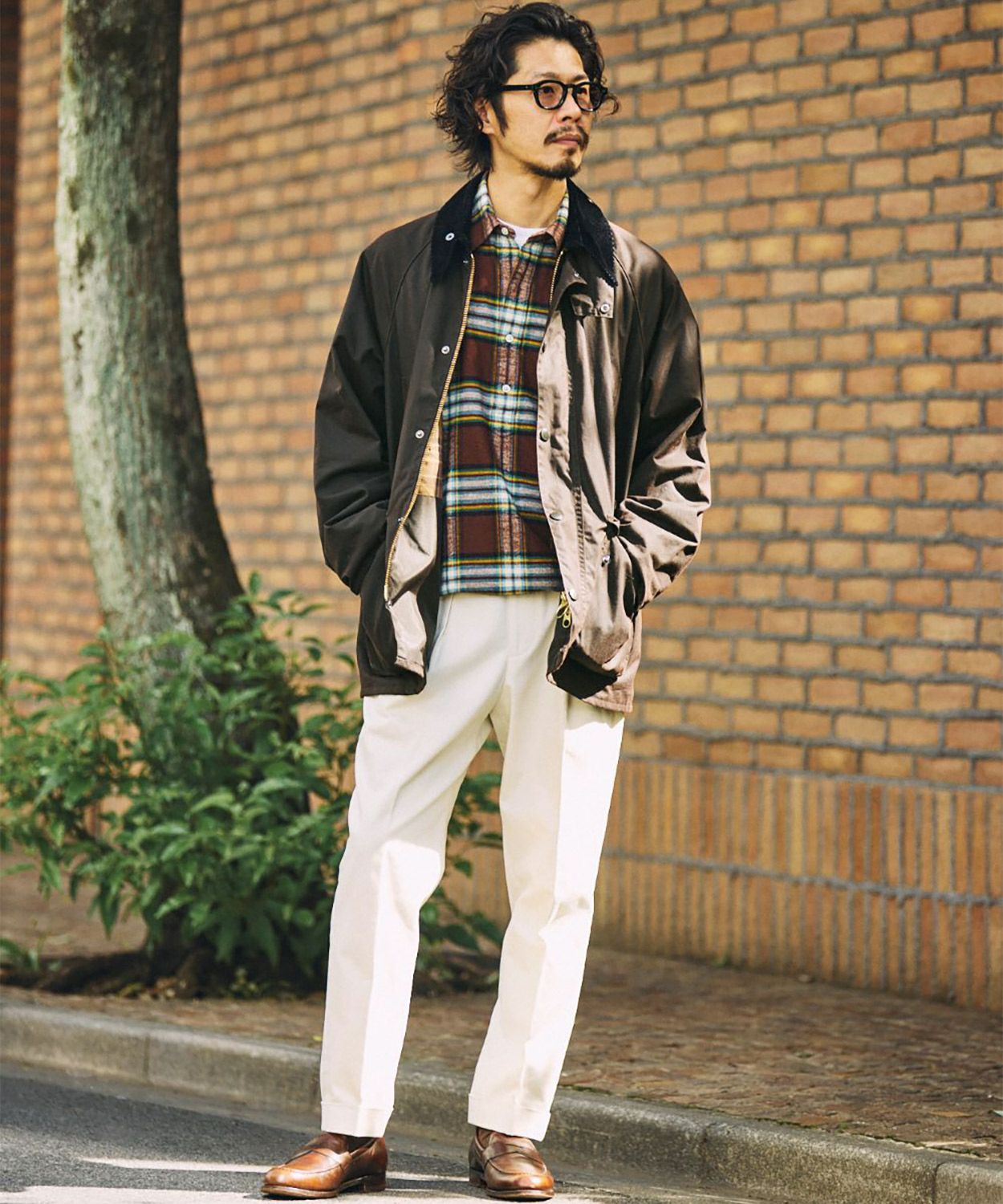 別注]オーバーサイズ ビデイル(ワックスド コットン)(UNISEX) 全1色