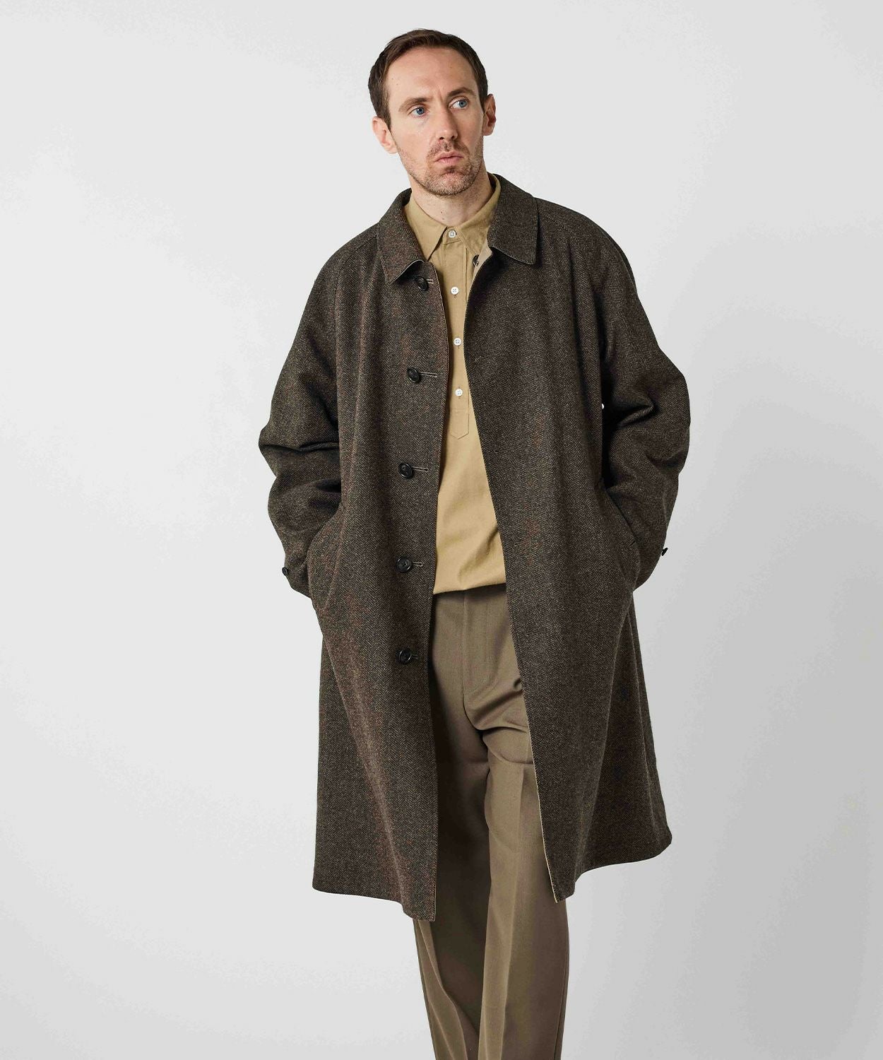 BRITISH MADEリバーシブルコート/デボン ブリティッシュメイドコート リバーシブルコート/デボン(ウール/コットン)(MEN) 全2色 | BRITISH MADE