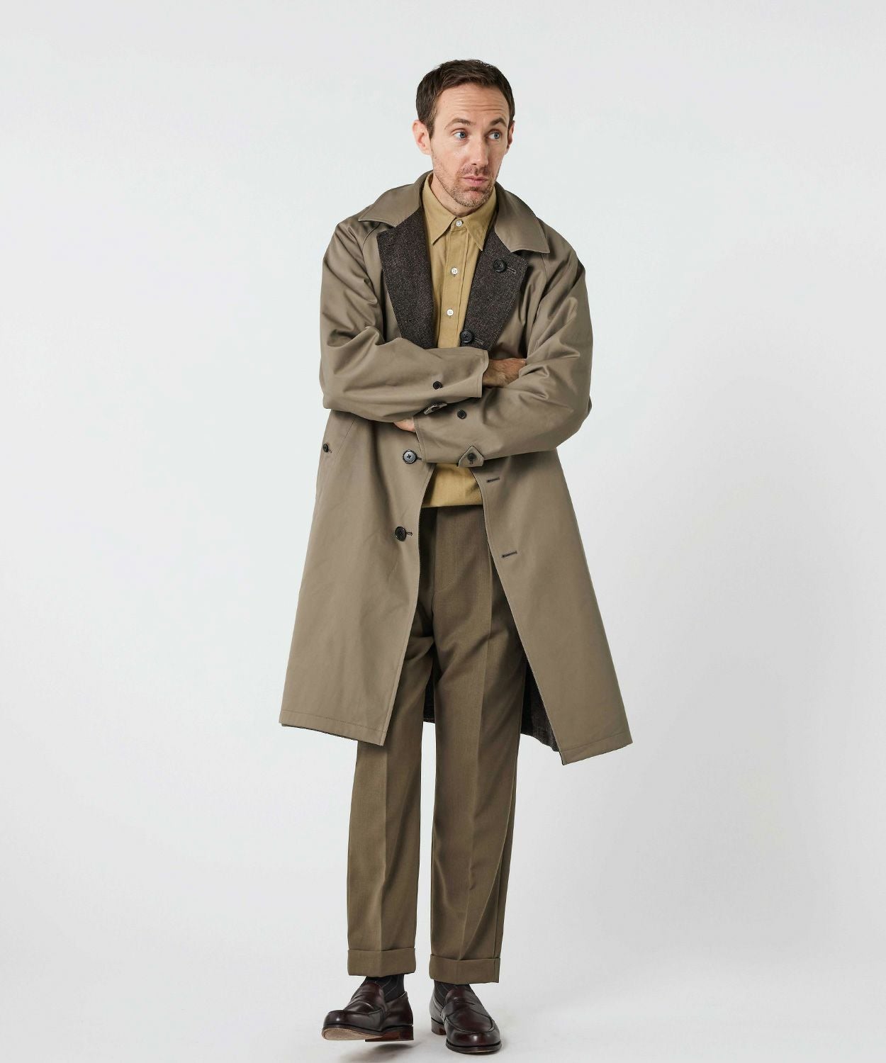 BRITISH MADEリバーシブルコート/デボン ブリティッシュメイドコート リバーシブルコート/デボン(ウール/コットン)(MEN) 全2色 | BRITISH MADE