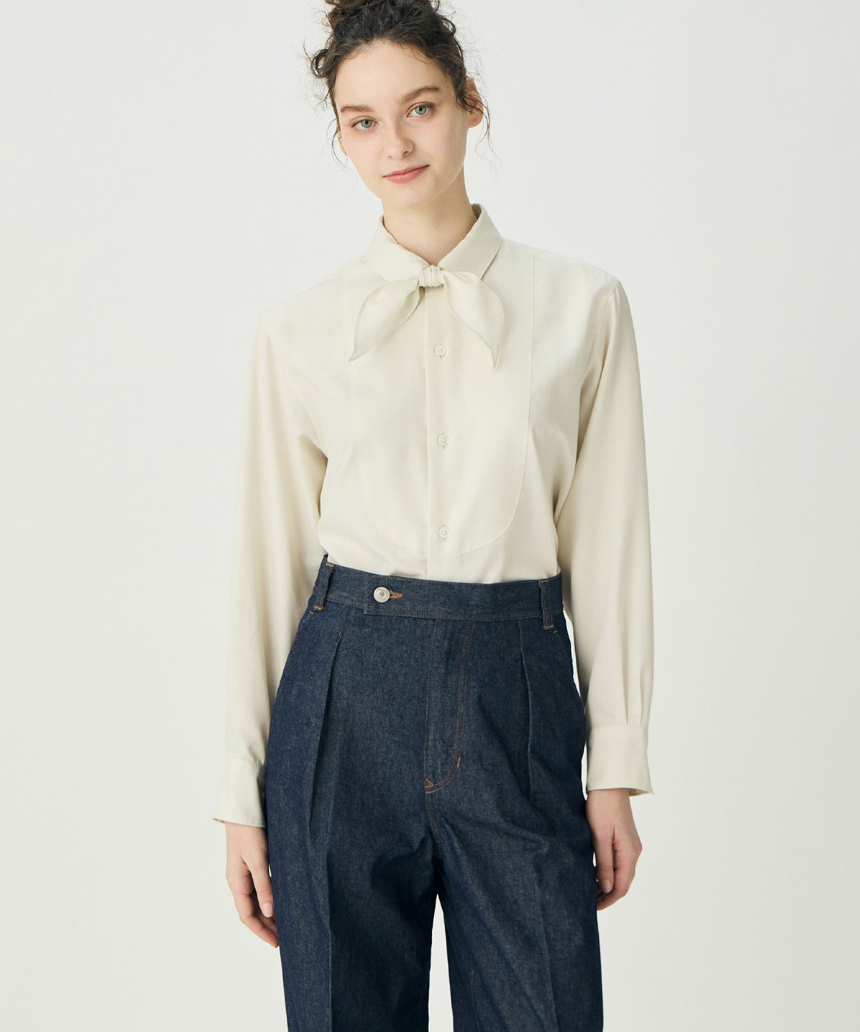 メッシュニットポロシャツ(リネン)(WOMEN) 全2色 | BRITISH MADE