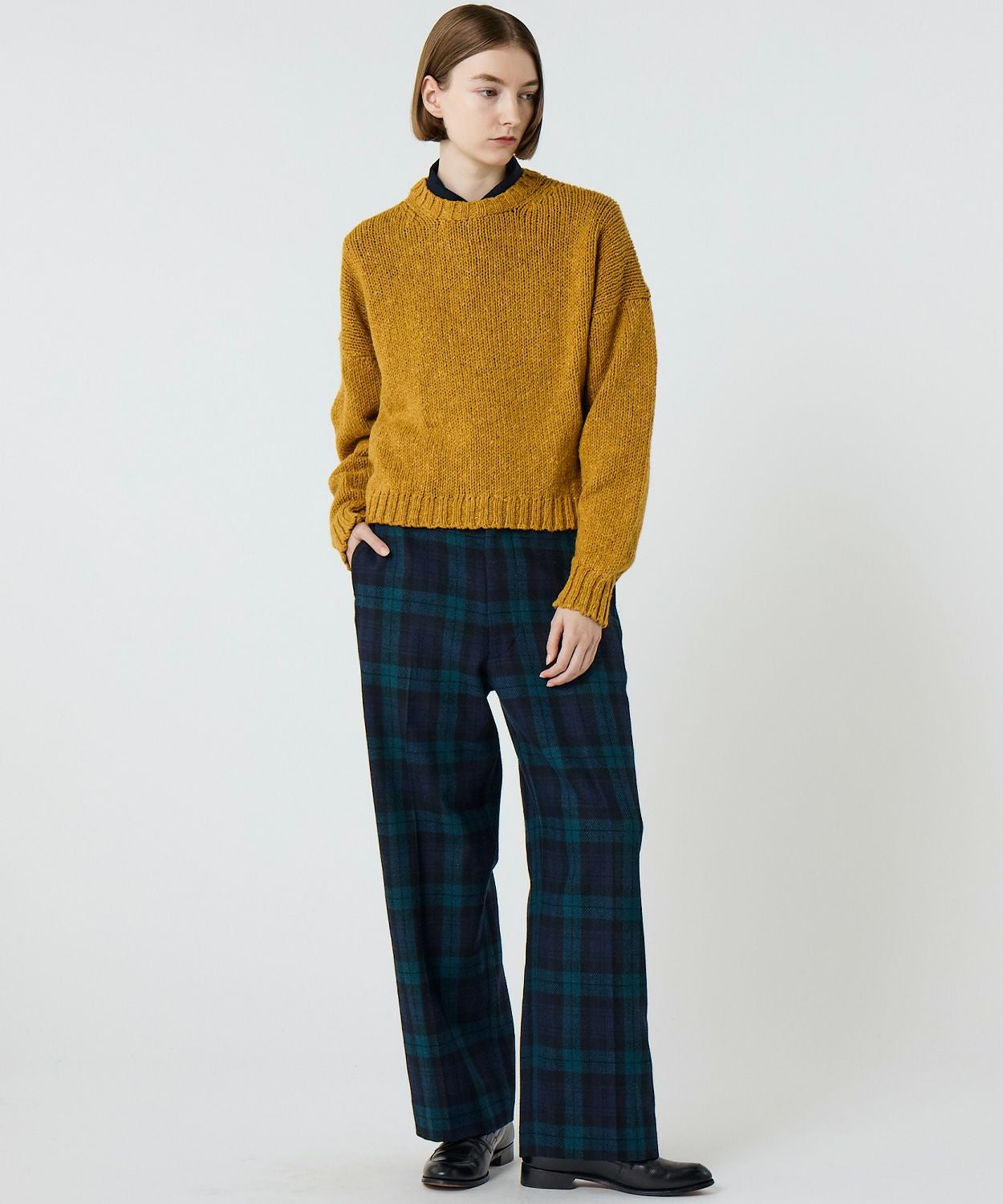 セレモニーパンツ(ウールチェック)(WOMEN) 全1色 | BRITISH MADE