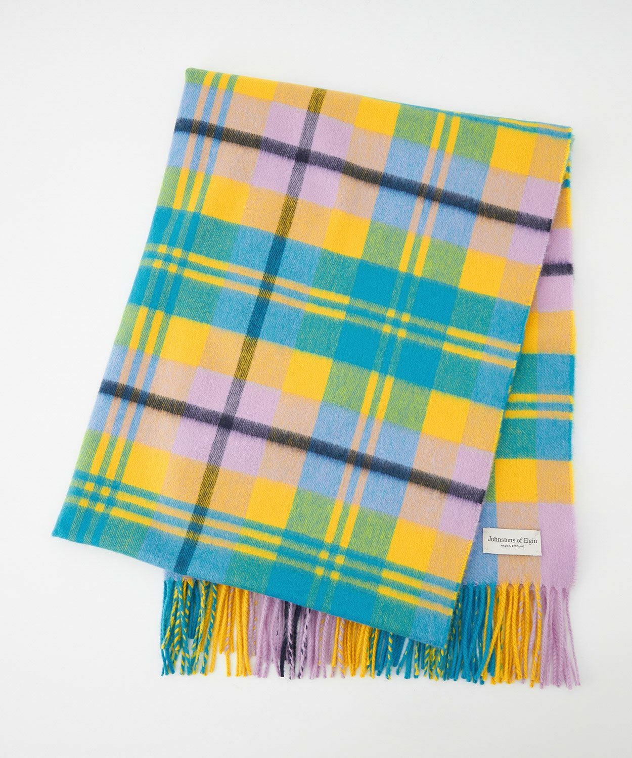 別注]大判チェックストール(カシミヤ) 全2色 | BRITISH MADE