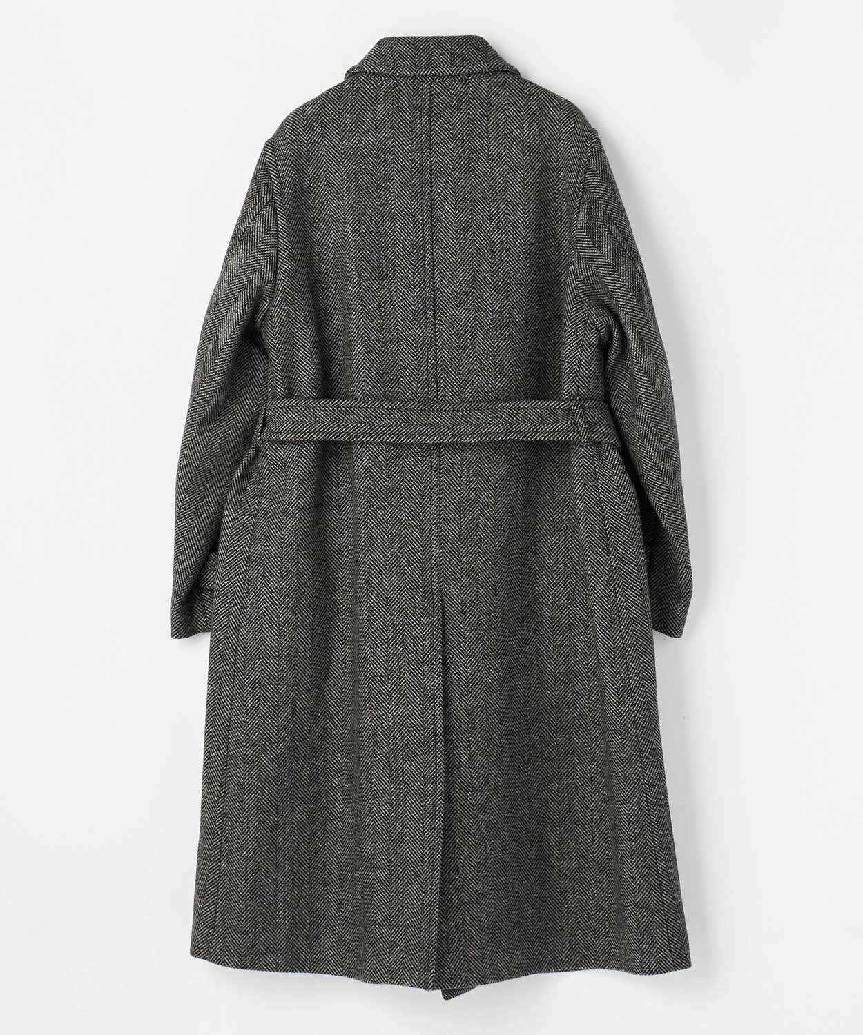 オフィサーコート(ウールヘリンボーン)(WOMEN) 全1色 | BRITISH MADE