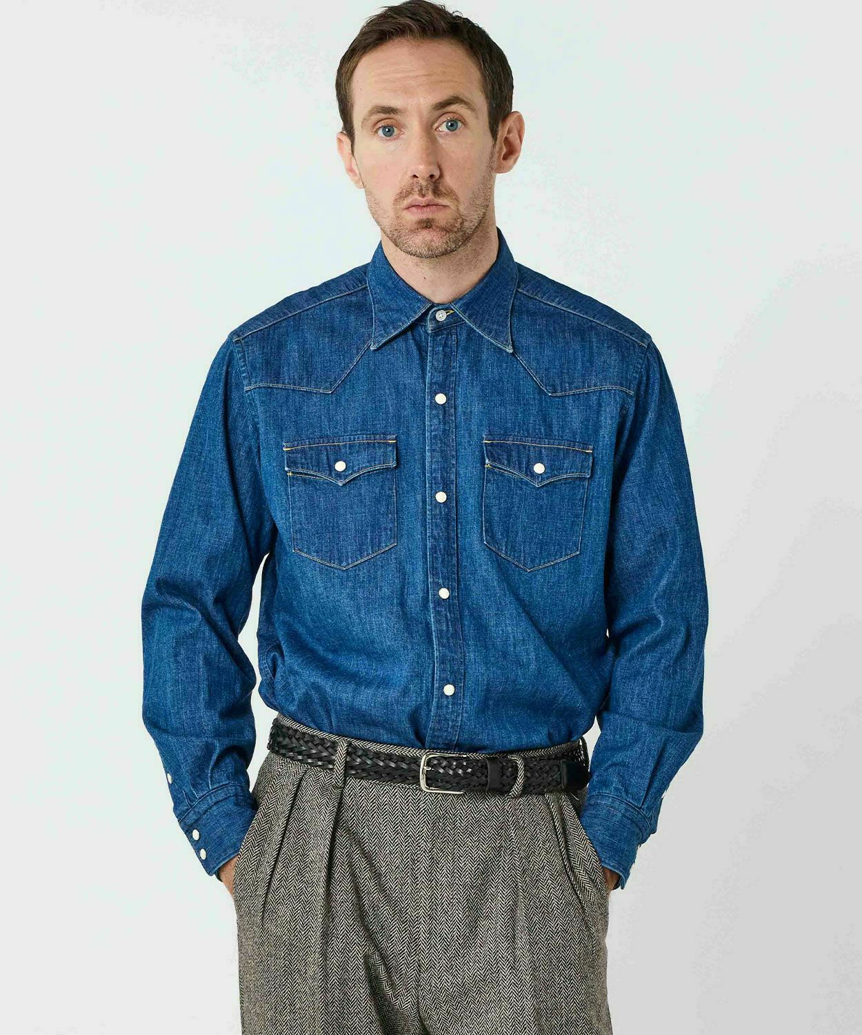 シングルジャケット/テムズ(ツイード)(MEN) 全1色 | BRITISH MADE