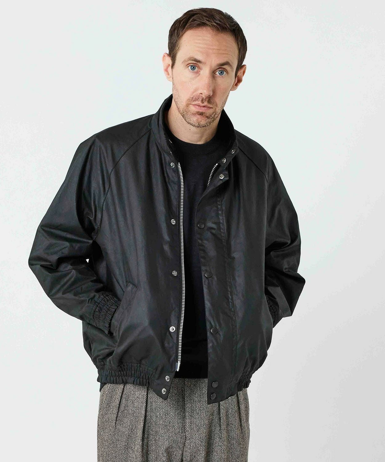 トランスポートブルゾン(ワックスド コットン)(UNISEX) 全2色