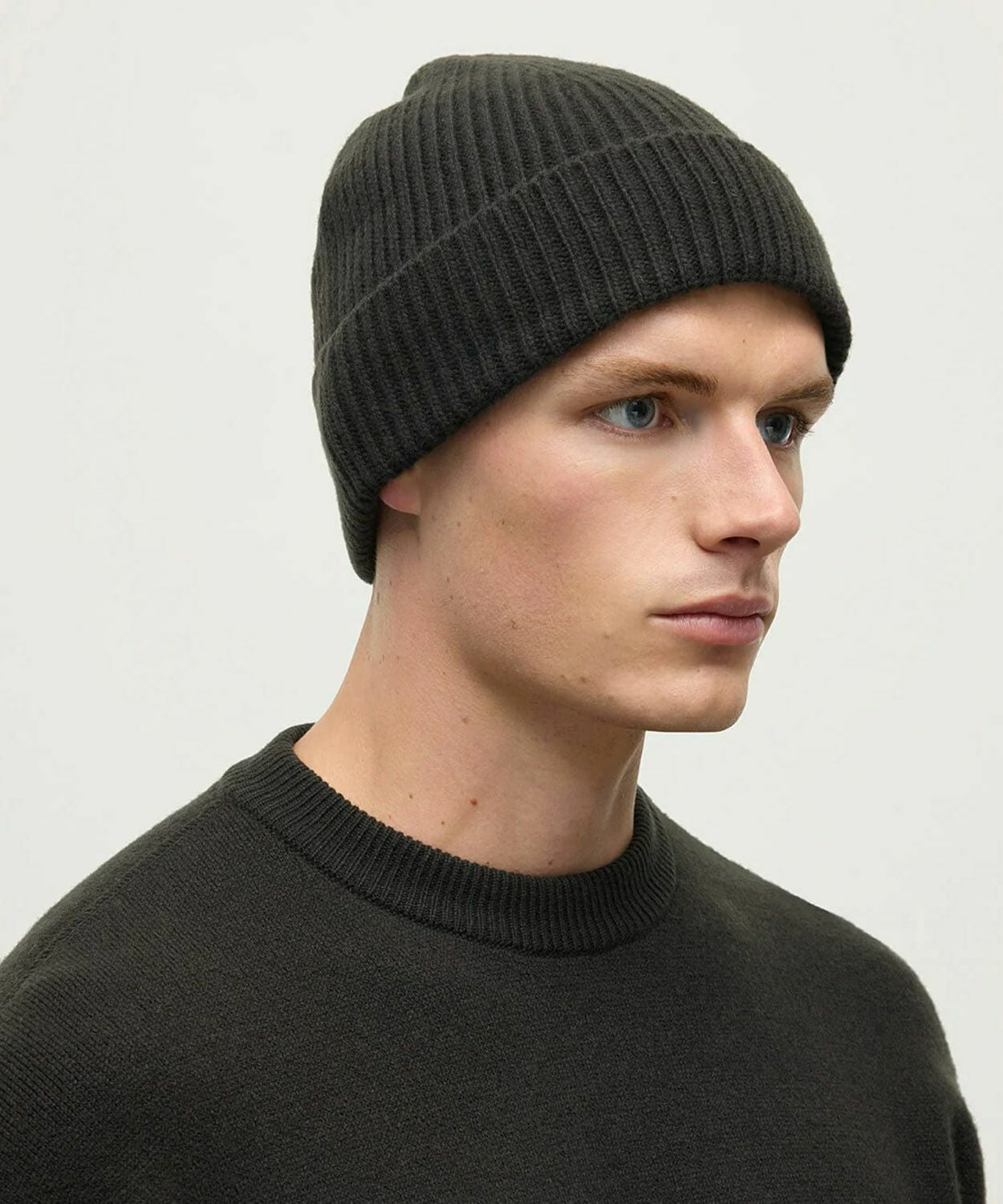 リブニットキャップ(カシミヤ) 全3色 | BRITISH MADE