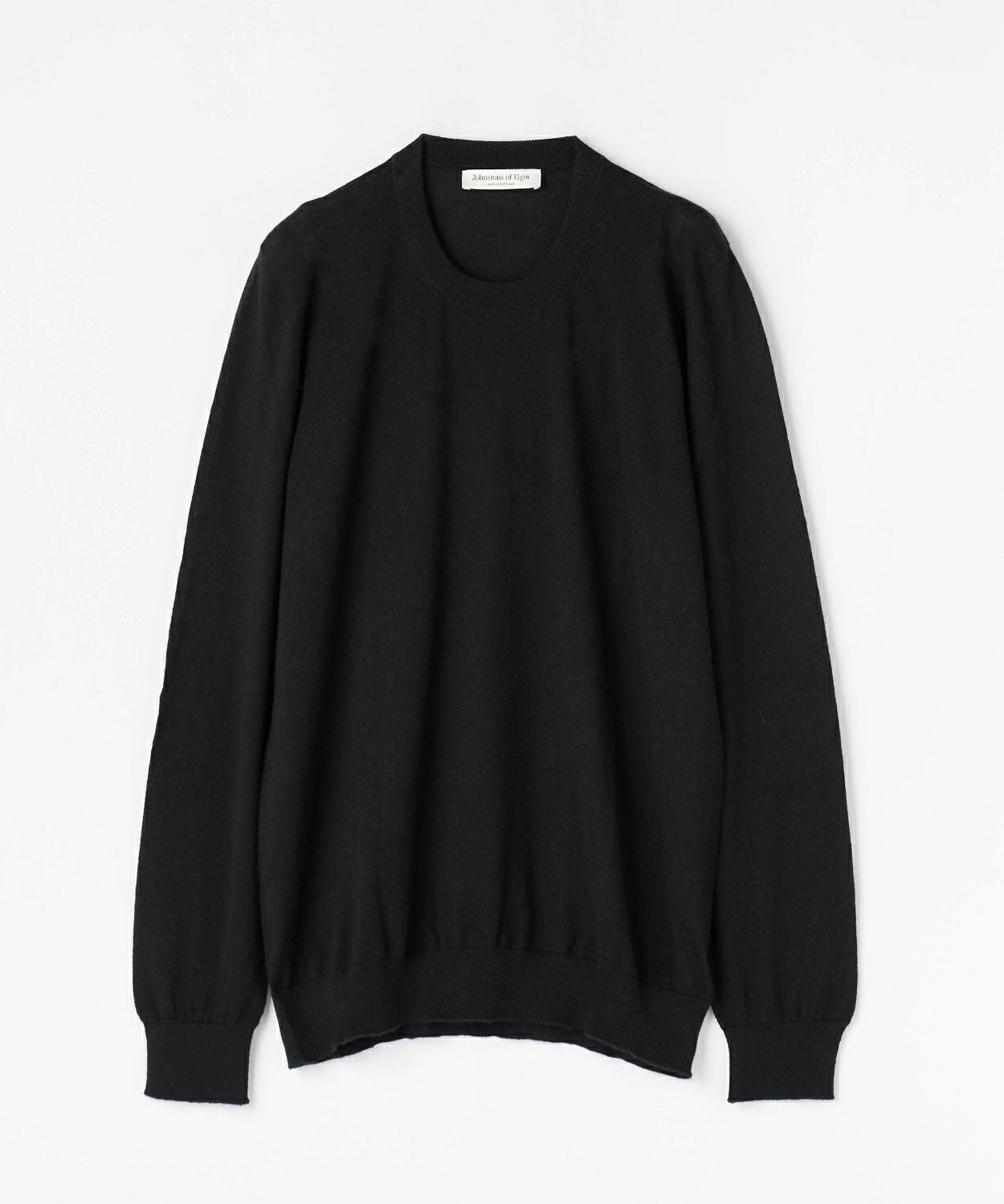 ラウンドネックセーター(カシミヤ)(MEN) 全2色 | BRITISH MADE