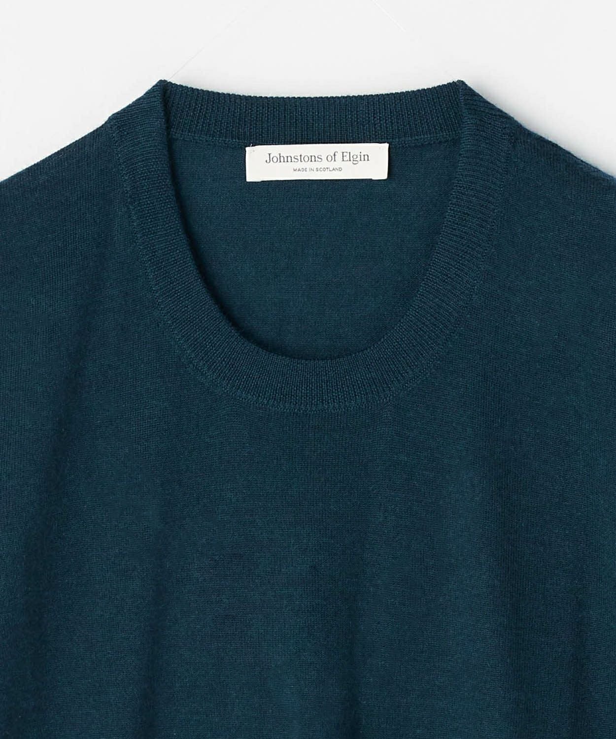 ラウンドネックセーター(カシミヤ)(MEN) 全2色 | BRITISH MADE