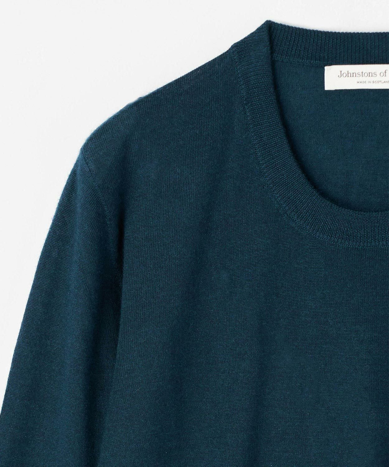 ラウンドネックセーター(カシミヤ)(MEN) 全2色 | BRITISH MADE