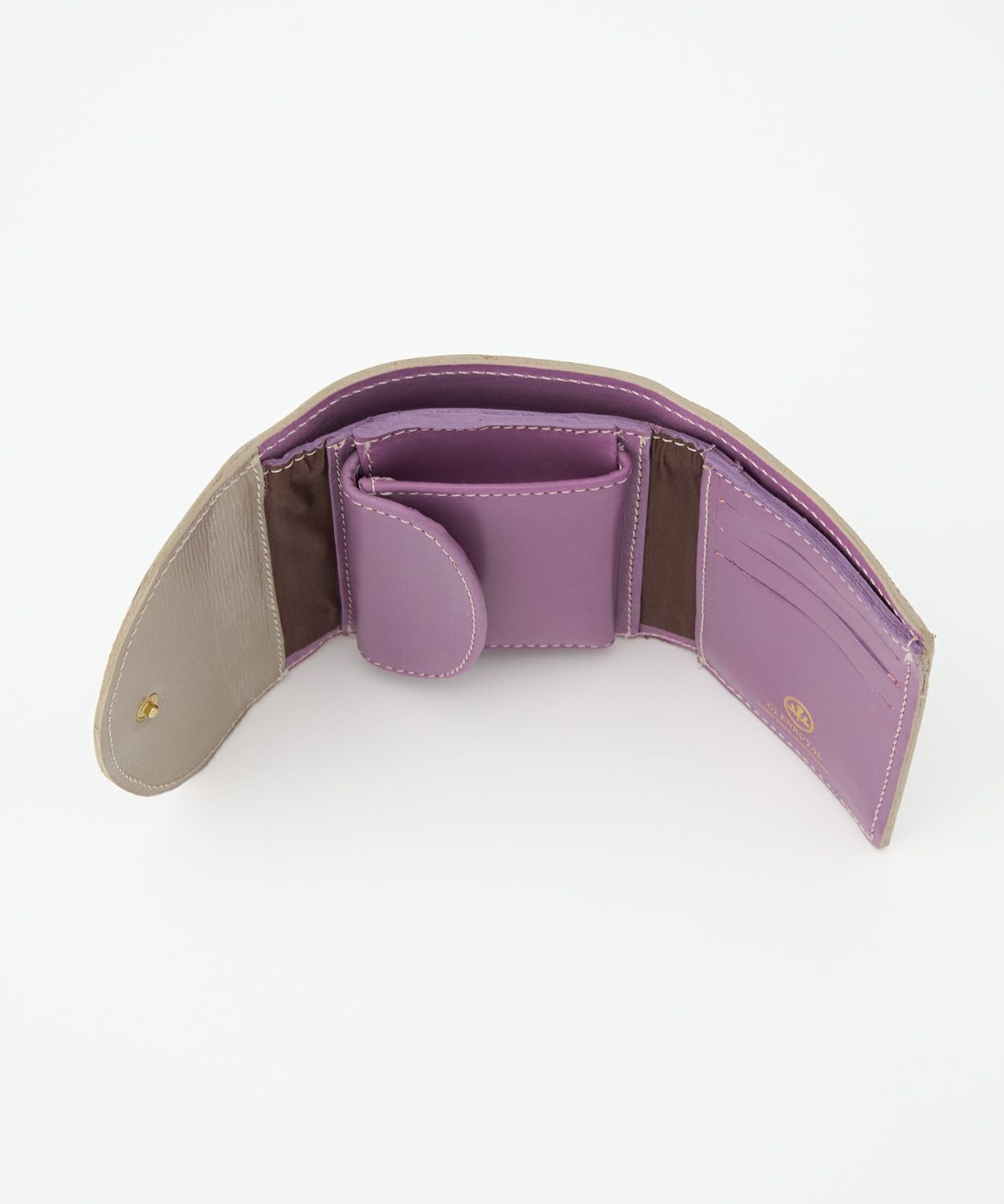 別注]フラップ付きミニ財布(バイカラー)(グレイスコレクション) 全2色