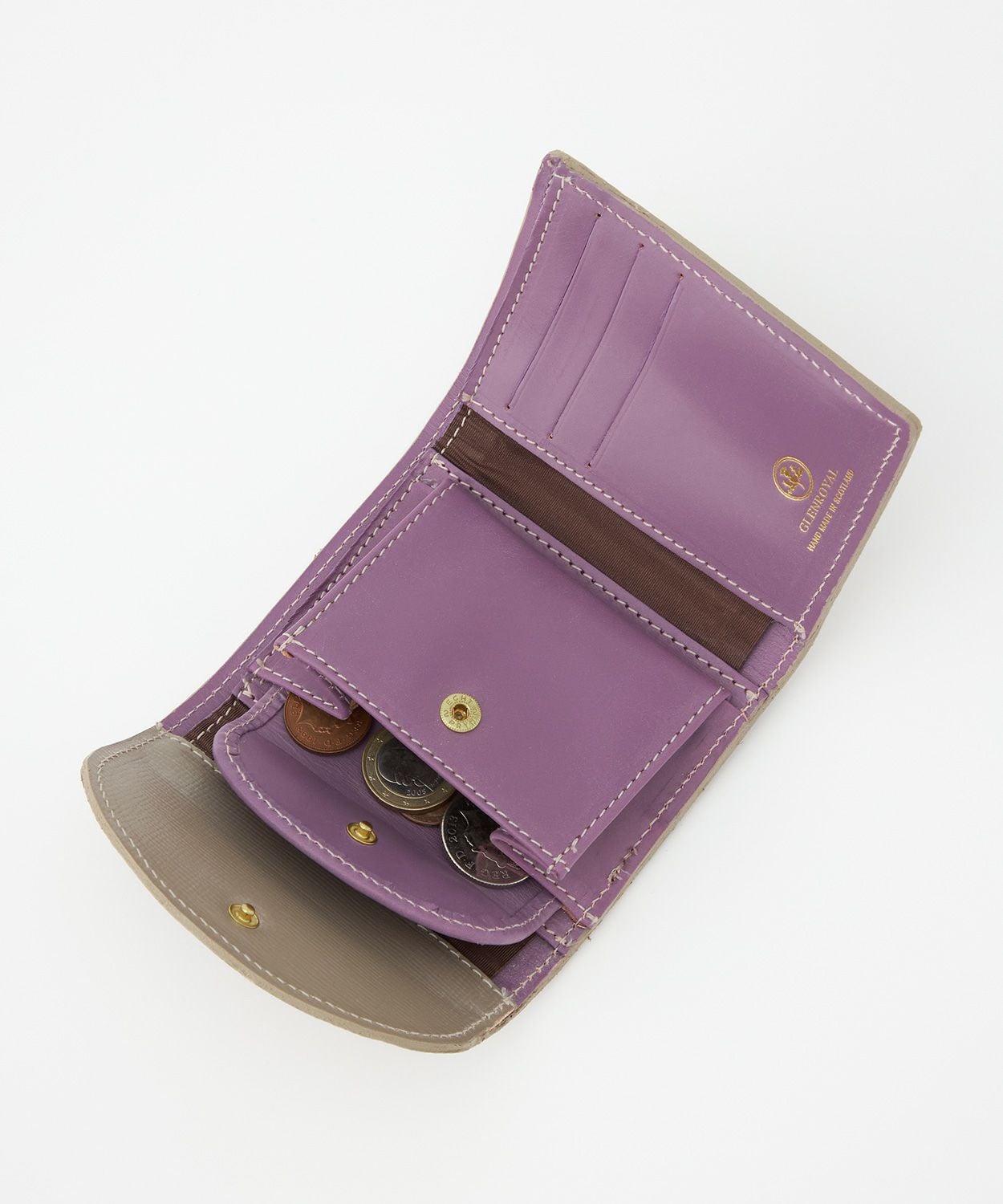 極美品　GLEN SMALL PURSE 限定バイカラー 別注]フラップ付きミニ財布(バイカラー)(グレイスコレクション) 全2色