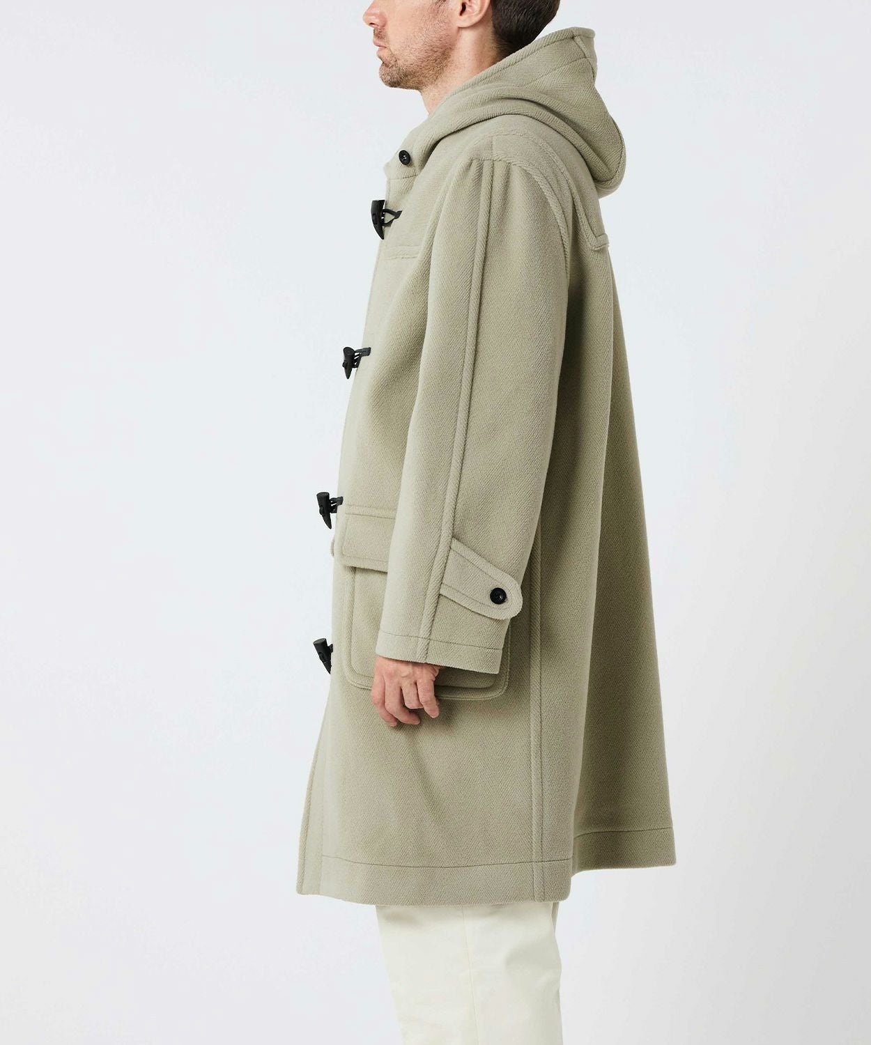 別注]ヘリンボーンダッフルコート(ウール)(MEN) 全4色 | BRITISH MADE