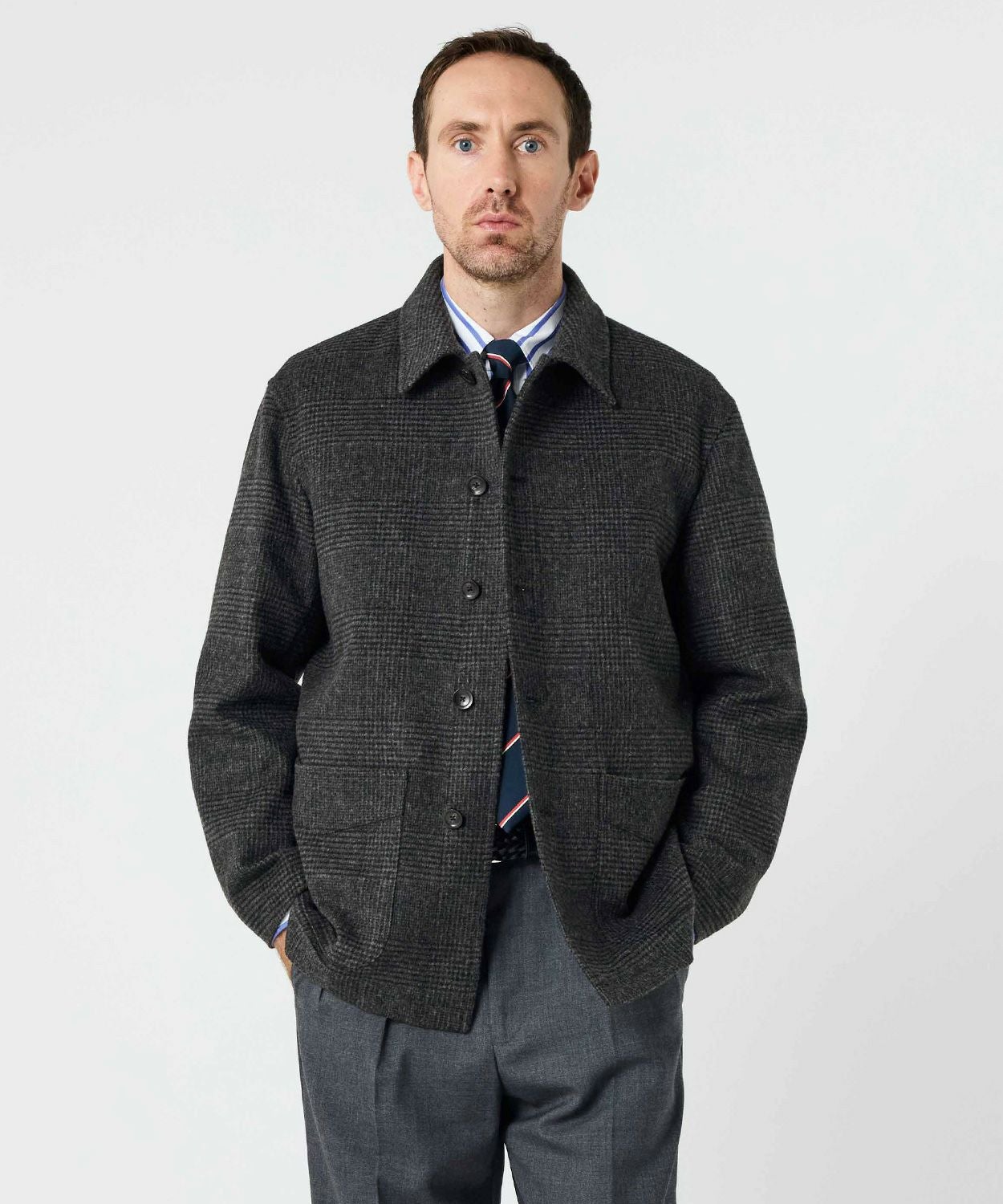 シングルジャケット/テムズ(ツイード)(MEN) 全1色 | BRITISH MADE