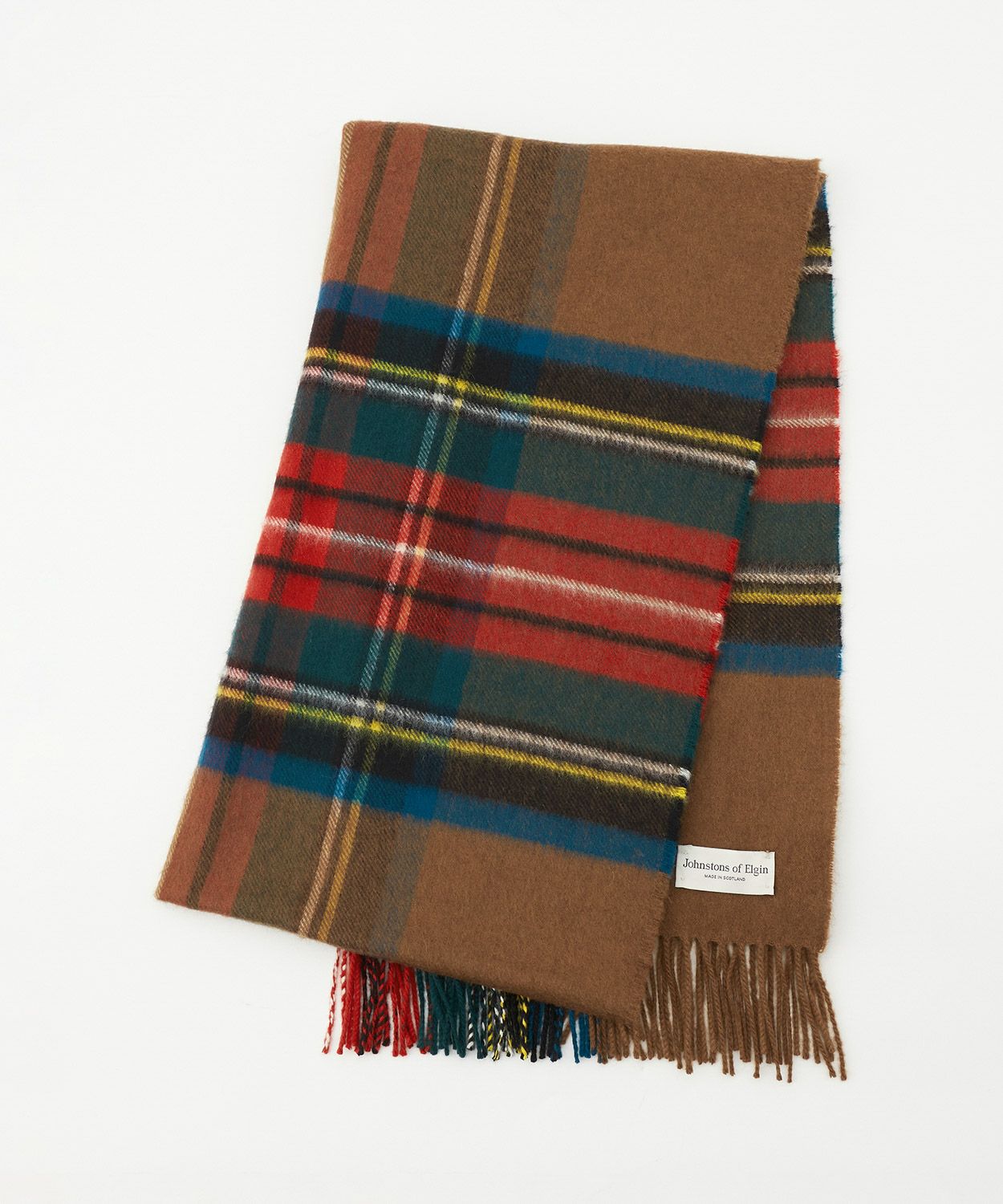 別注]チェックストール(カシミヤ) 全1色 | BRITISH MADE