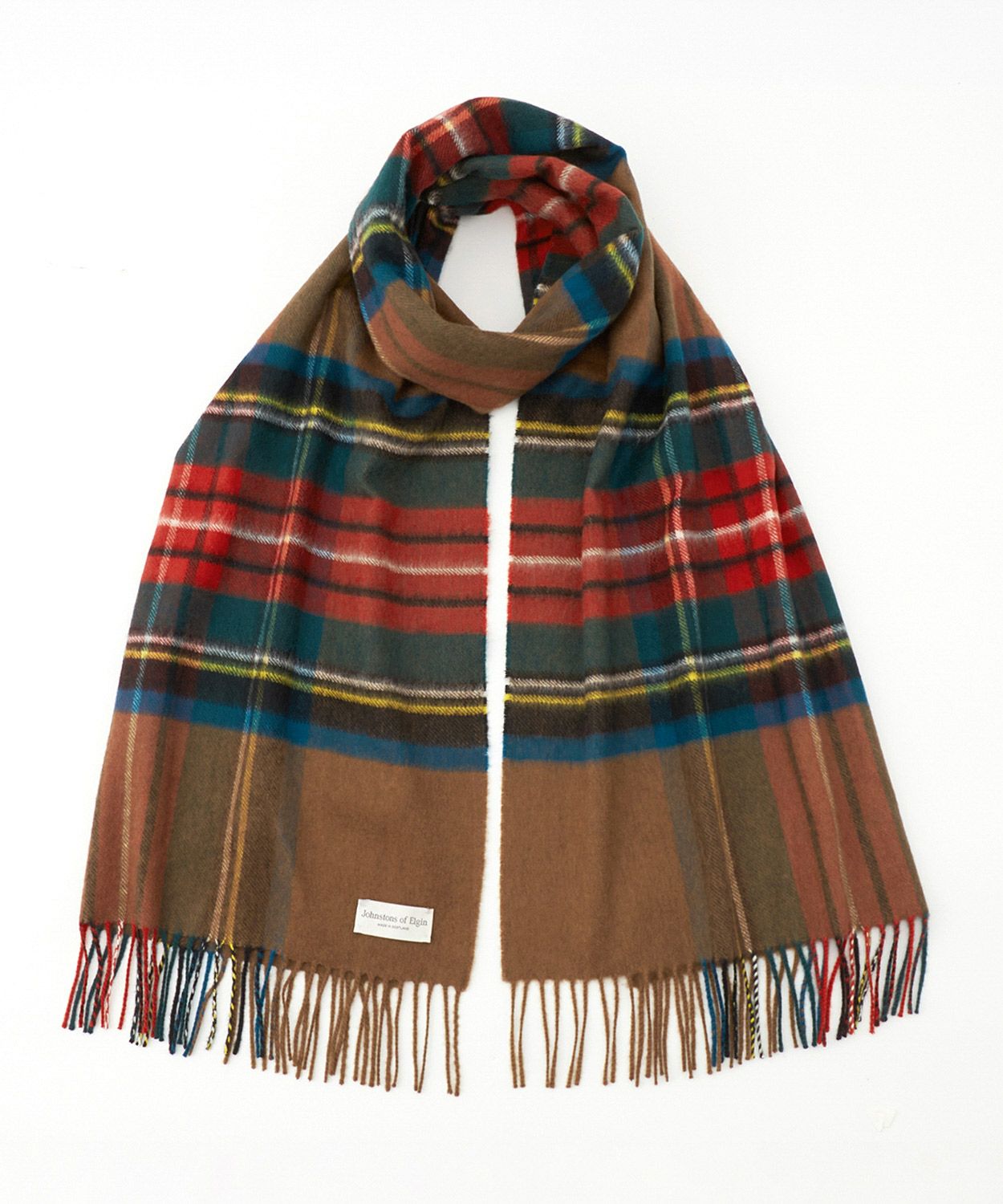 別注]チェックストール(カシミヤ) 全1色 | BRITISH MADE