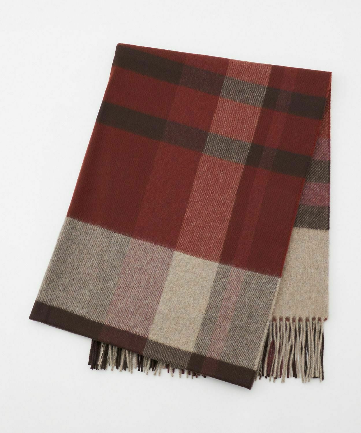 大判タータンチェックストール(新色)(カシミヤ) 全9色 | BRITISH MADE