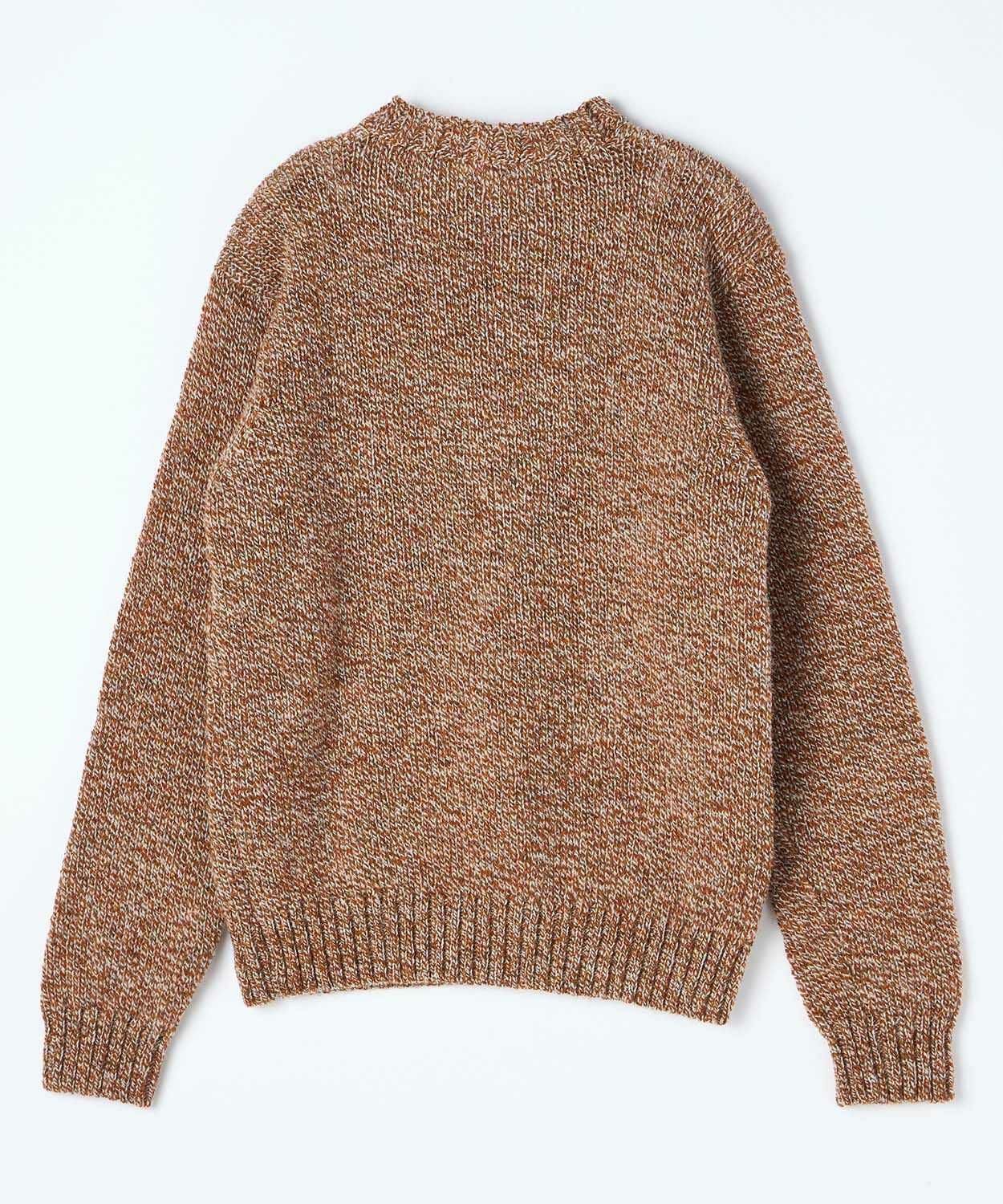 macalastair クルーネックセーター unisex 36 マカラスター ブリティッシュウールシルク混・クルーネックセーター