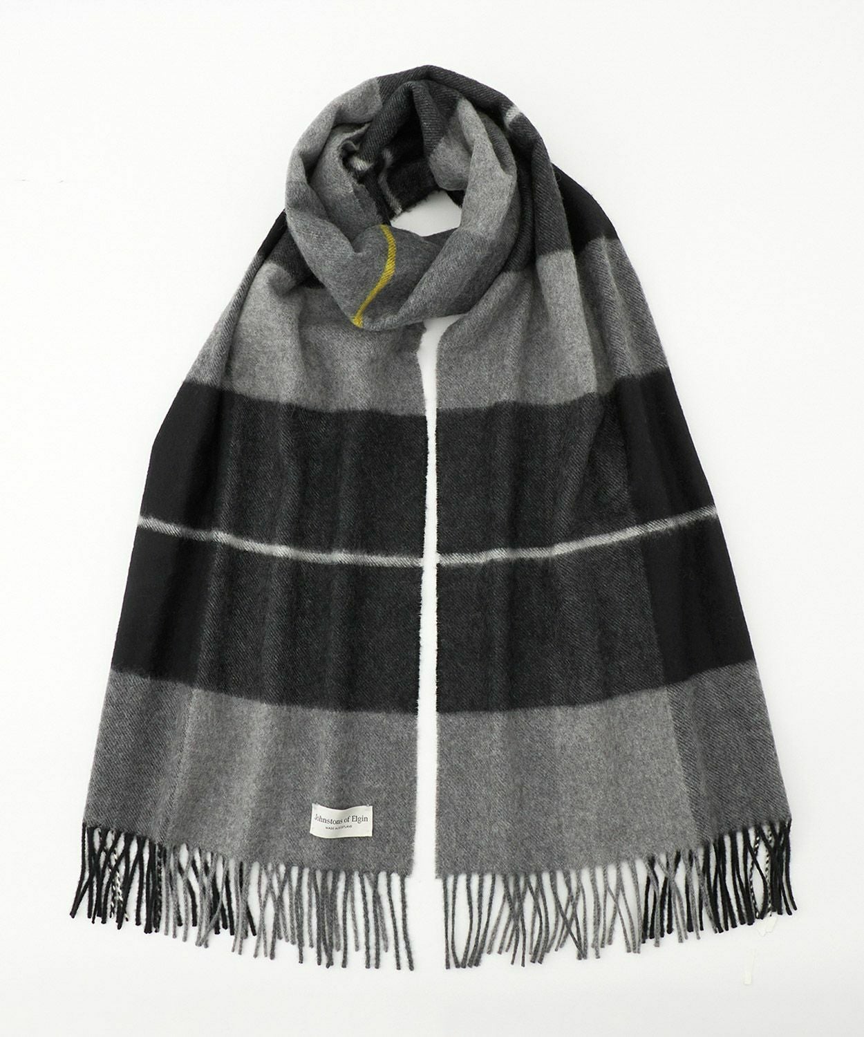 別注]チェックストール(カシミヤ) 全1色 | BRITISH MADE