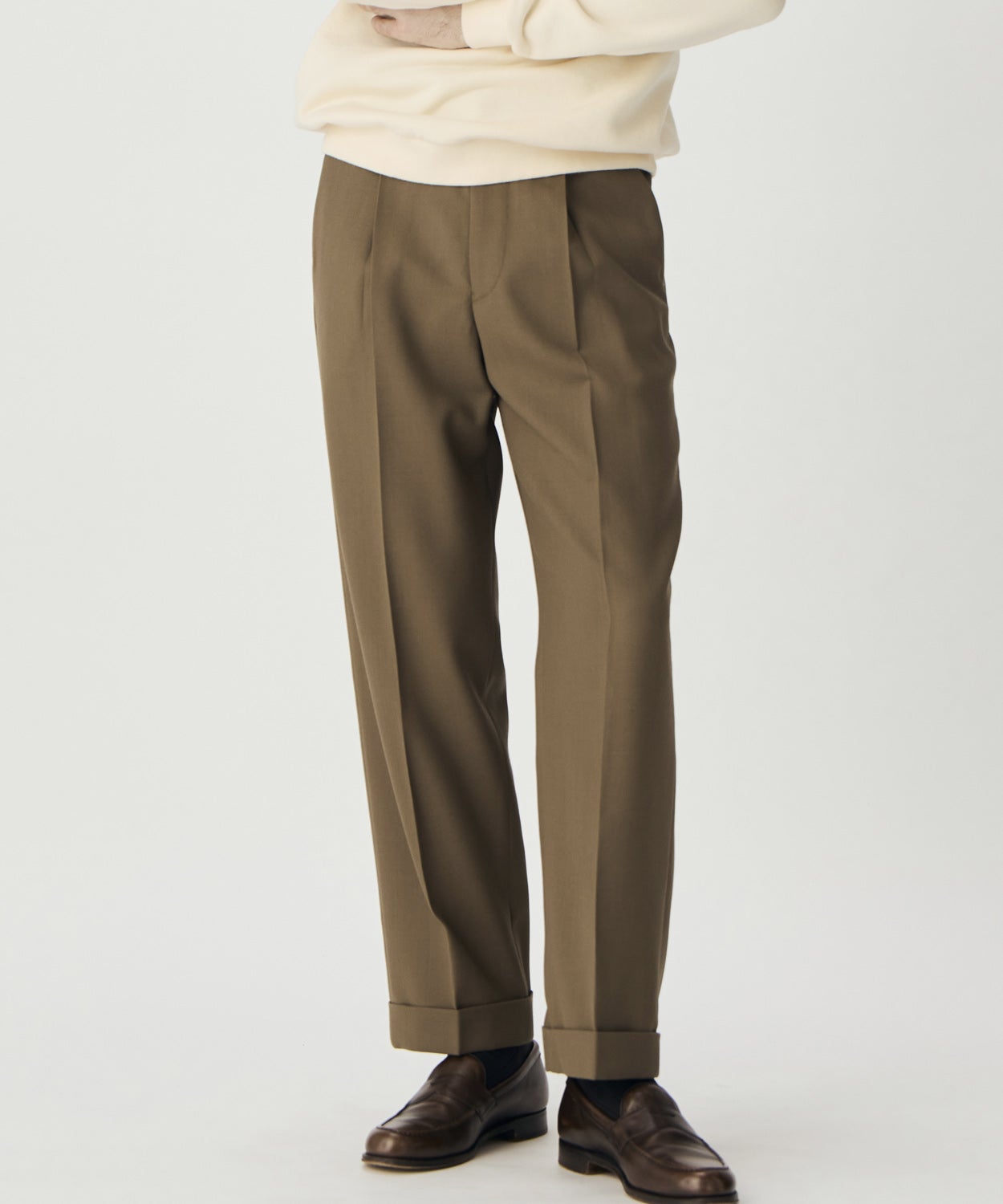 オフィサーパンツ/ポーツマス(コットンドリル)(MEN) 全1色 | BRITISH MADE