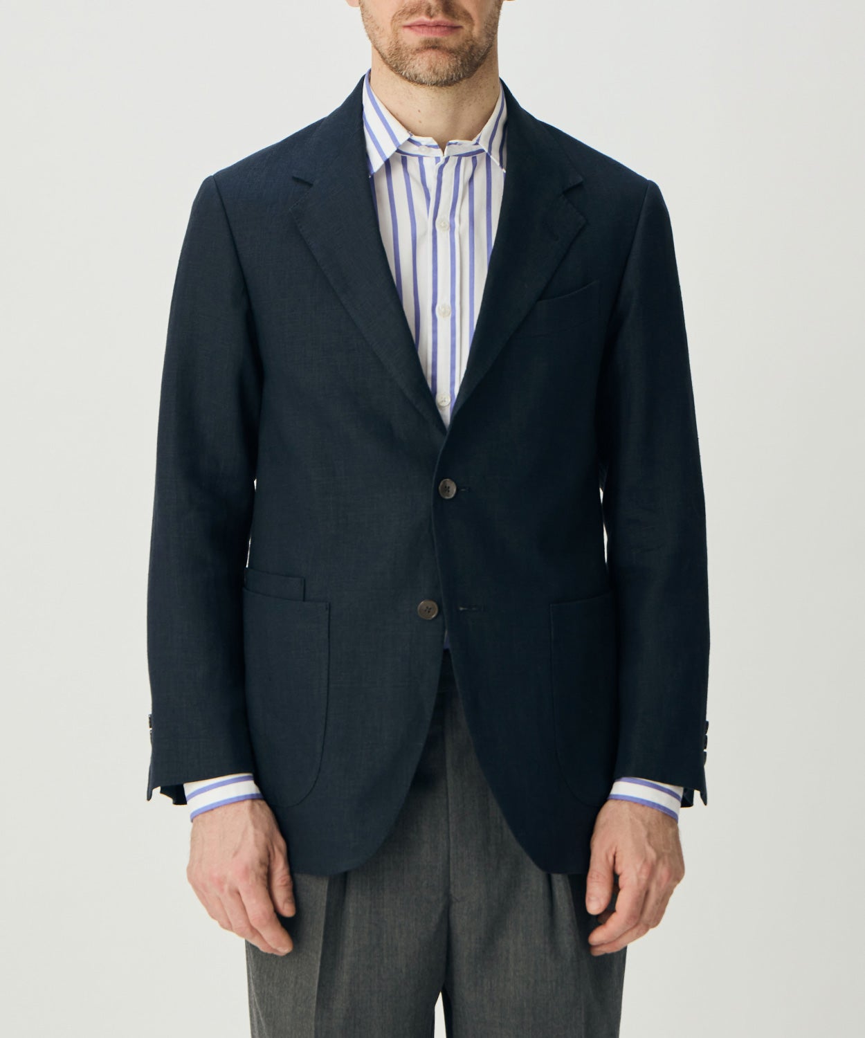 シングルブレザー/テムズ(リネン)(MEN) 全1色 | BRITISH MADE
