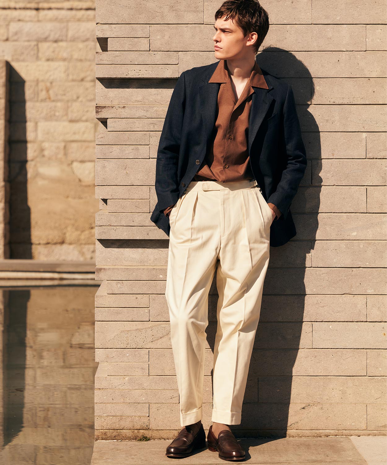 シングルブレザー/テムズ(リネン)(MEN) 全1色 | BRITISH MADE