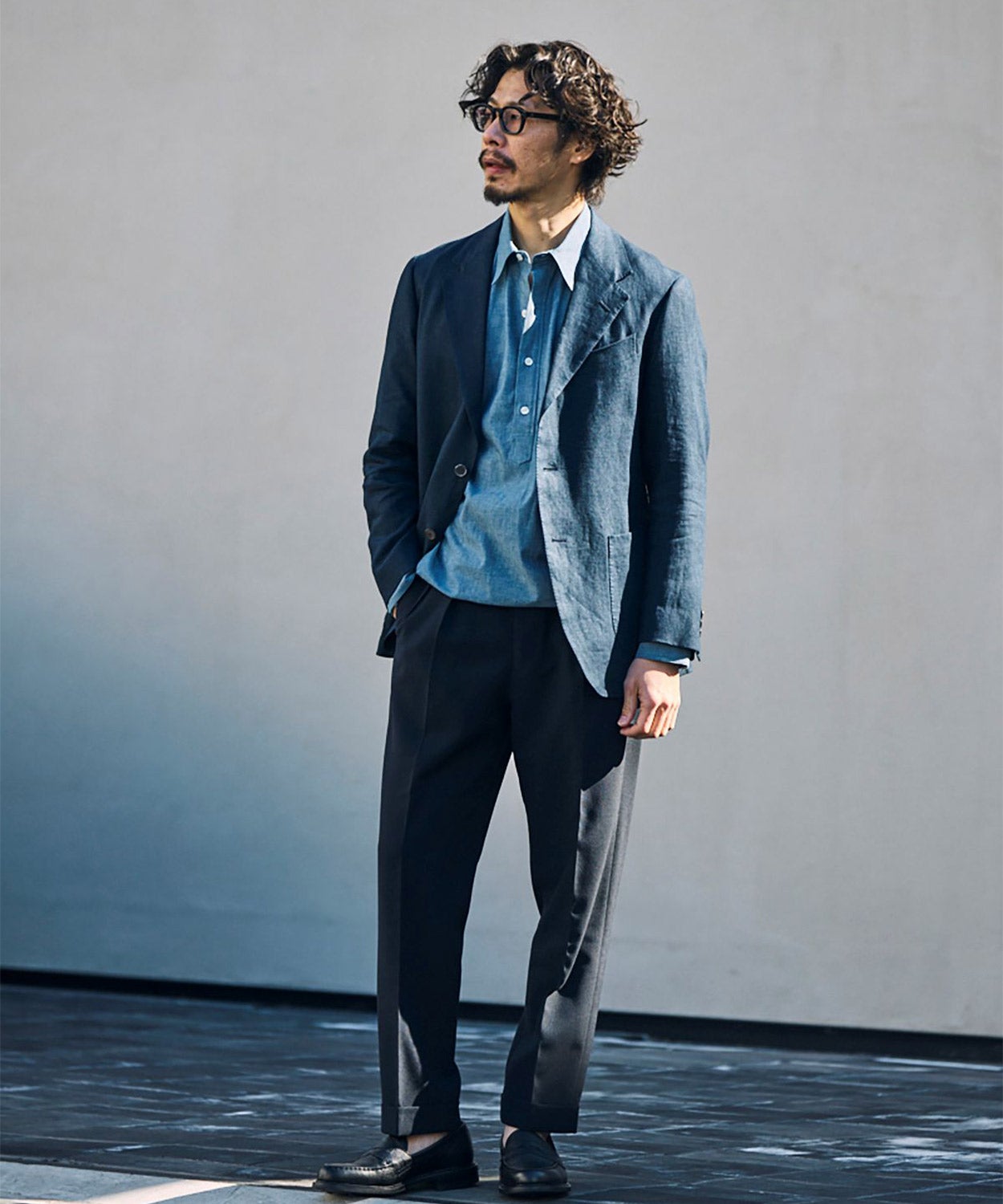 シングルブレザー/テムズ(リネン)(MEN) 全1色 | BRITISH MADE