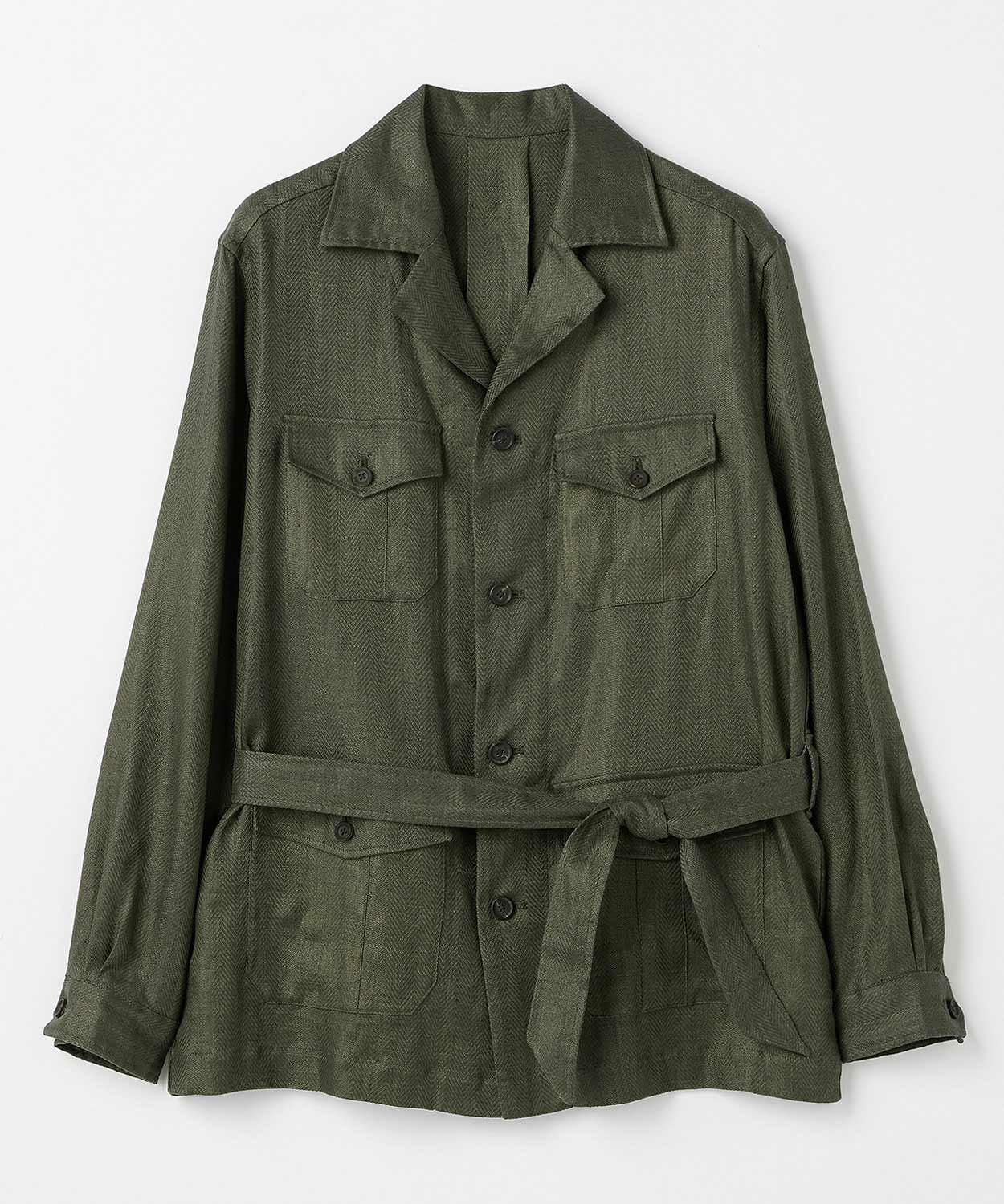 サファリジャケット/サウサンプトン(リネン)(MEN) 全2色 | BRITISH MADE
