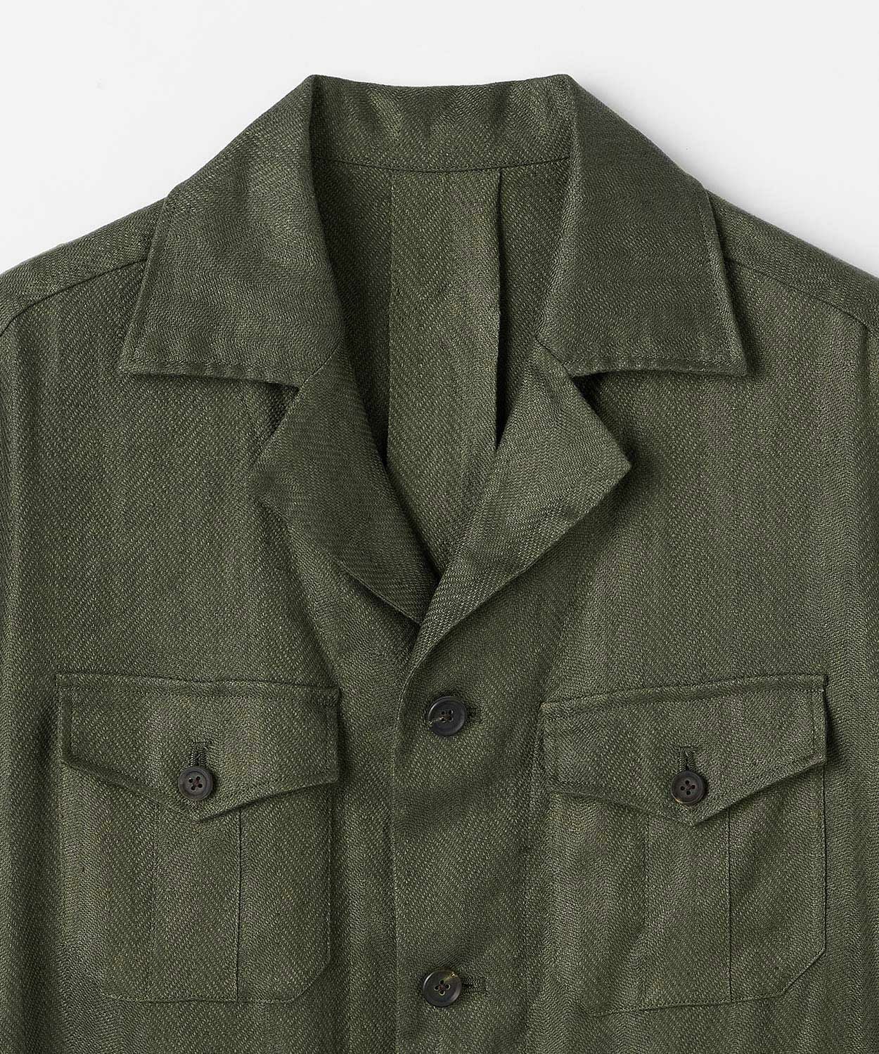 サファリジャケット/サウサンプトン(リネン)(MEN) 全2色 | BRITISH MADE