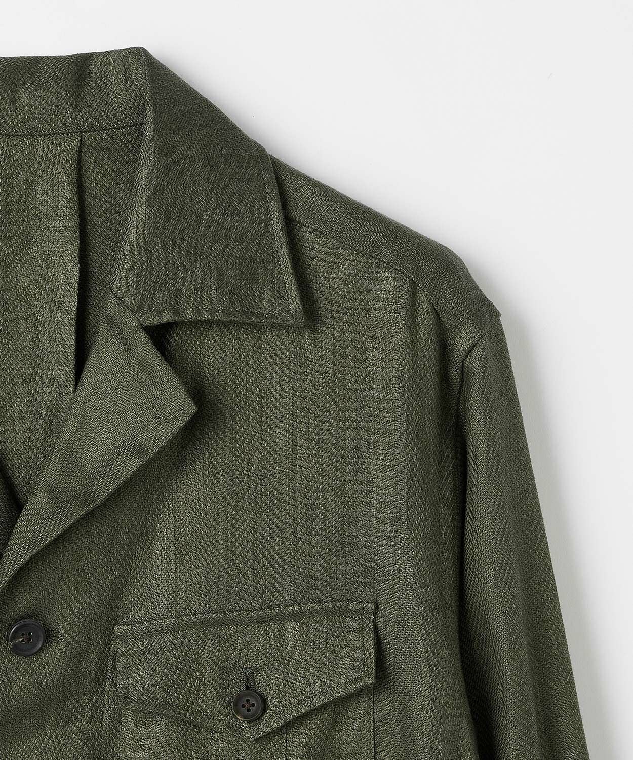 サファリジャケット/サウサンプトン(リネン)(MEN) 全2色 | BRITISH MADE