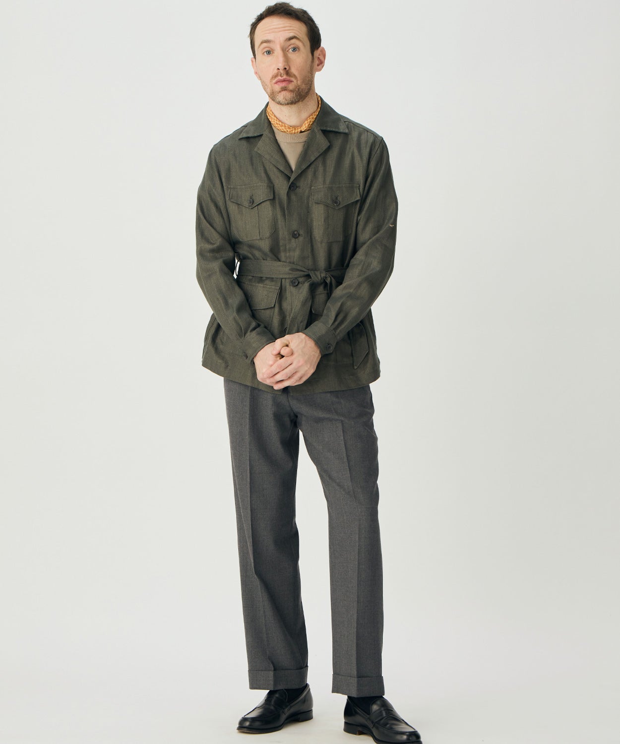 サファリジャケット/サウサンプトン(リネン)(MEN) 全2色 | BRITISH MADE