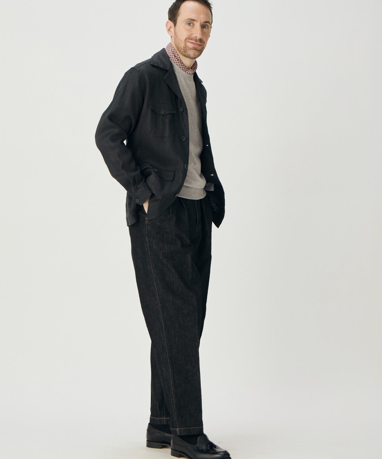 デニムスラックス/ボーンマス(MEN) 全3色 | BRITISH MADE