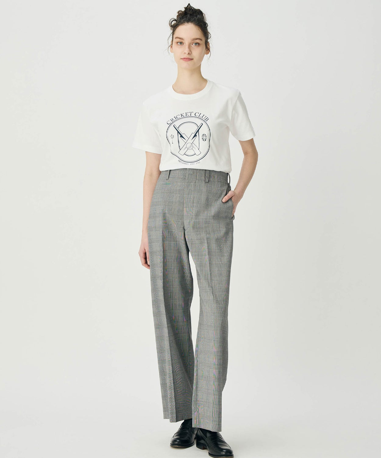 セレモニーパンツ(ツイルストレッチ)(WOMEN) 全2色 | BRITISH MADE