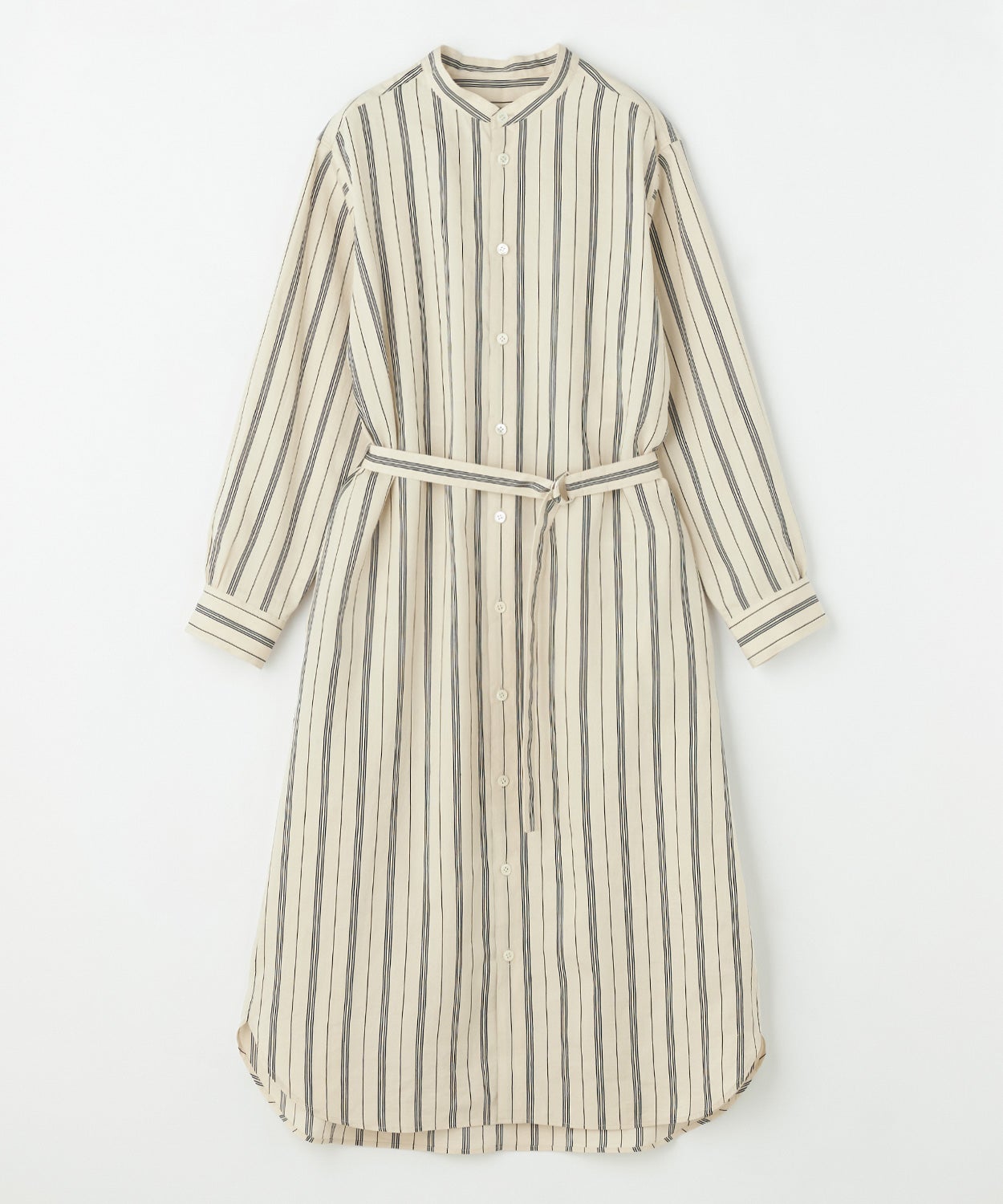 オフィサーシャツワンピース(ストライプ)(WOMEN) 全1色 | BRITISH MADE