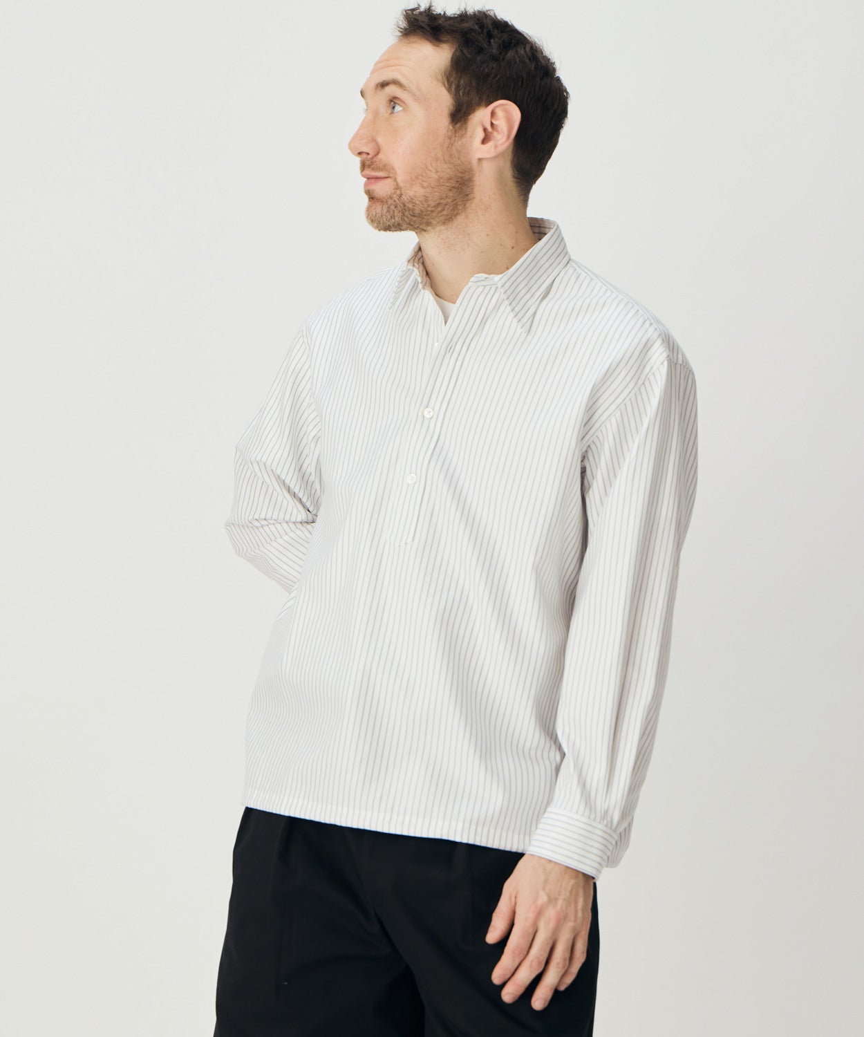 プルオーバーシャツブルゾン/ワイト(MEN) 全4色 | BRITISH MADE