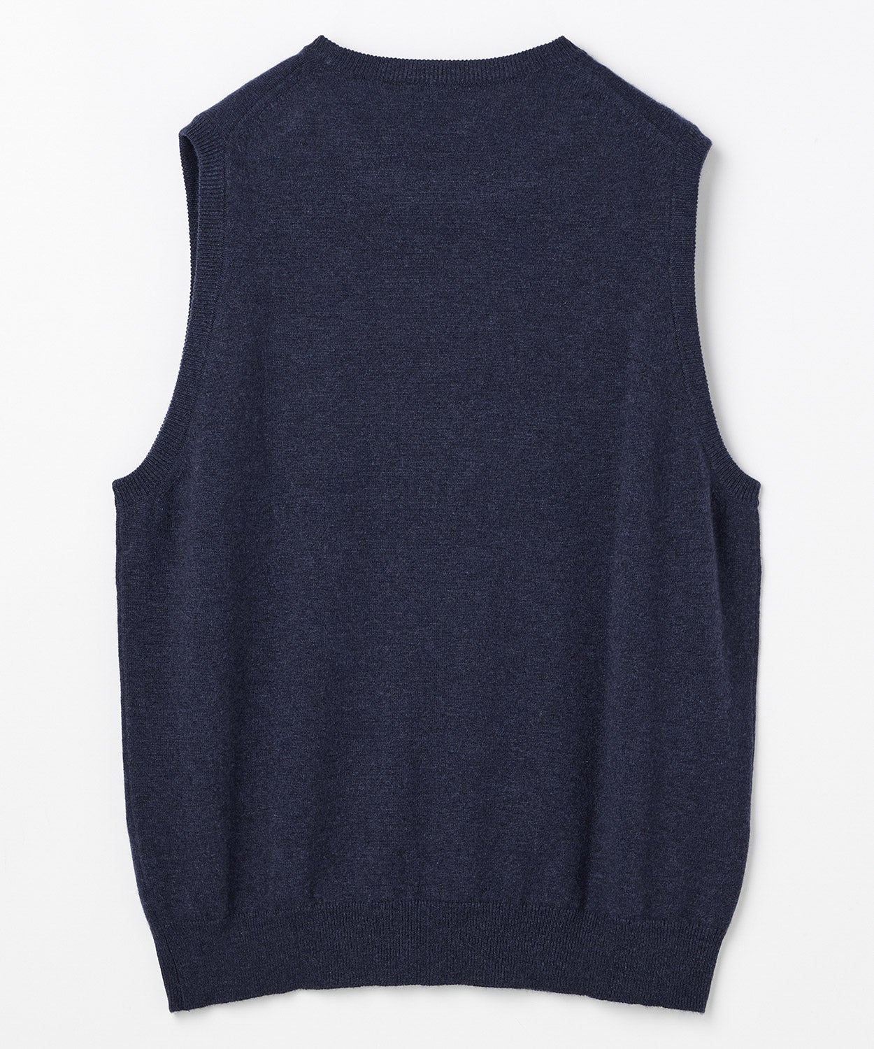 クルーネックノースリーブニット(カシミヤ)(MEN) 全2色 | BRITISH MADE
